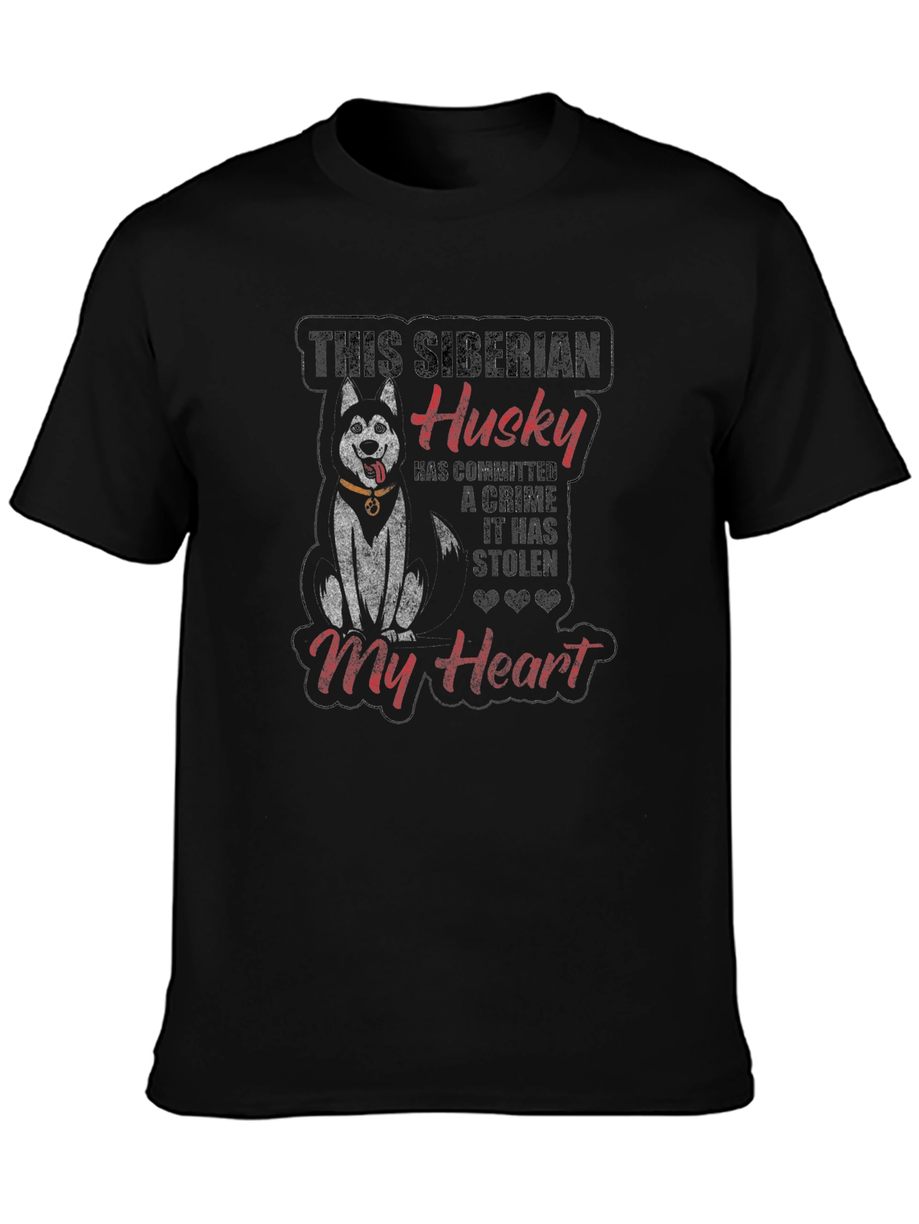 Siberian Husky T-Shirt - My Heart