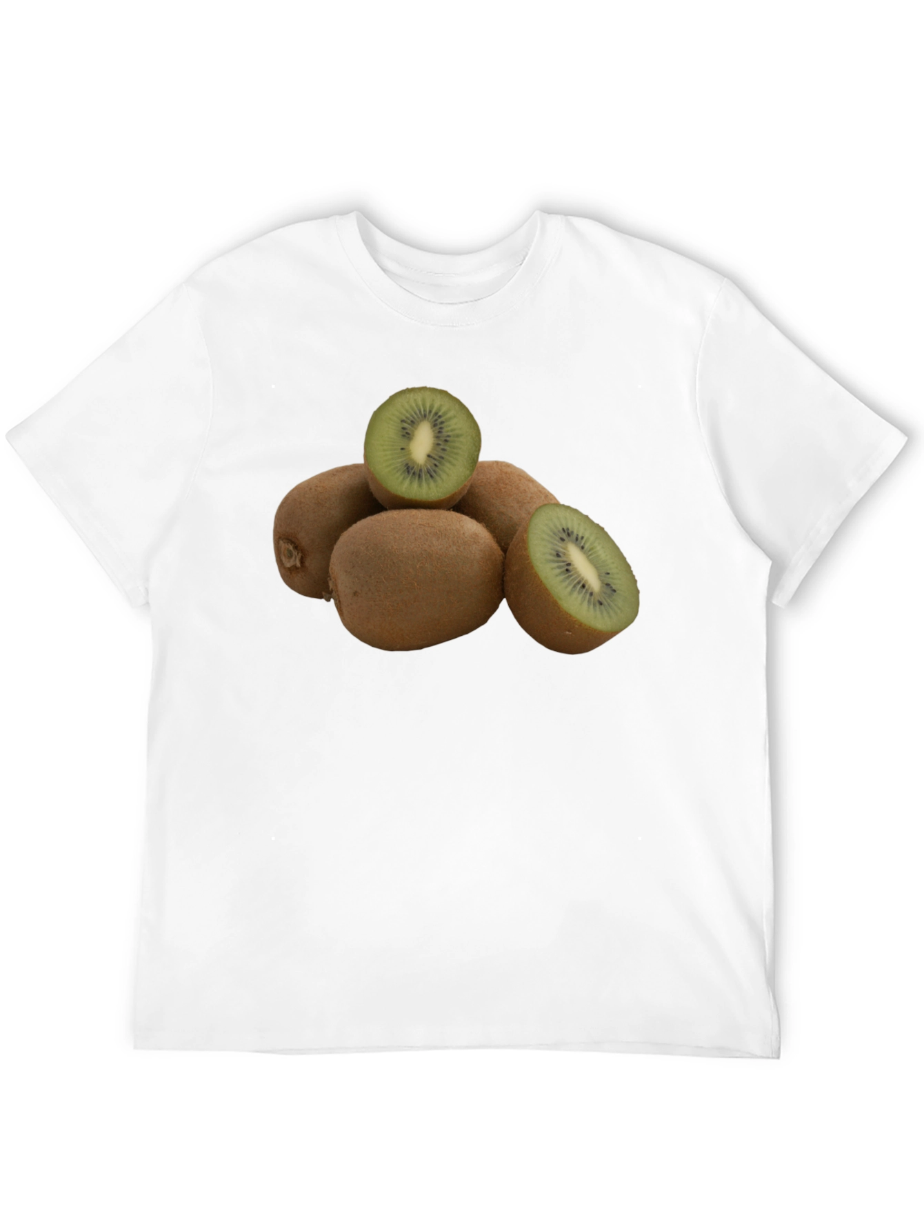 Kiwi Fruit Graphic Black T-Shirt