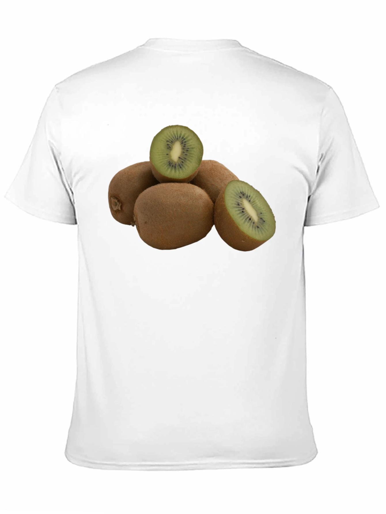 Kiwi Fruit Graphic Black T-Shirt