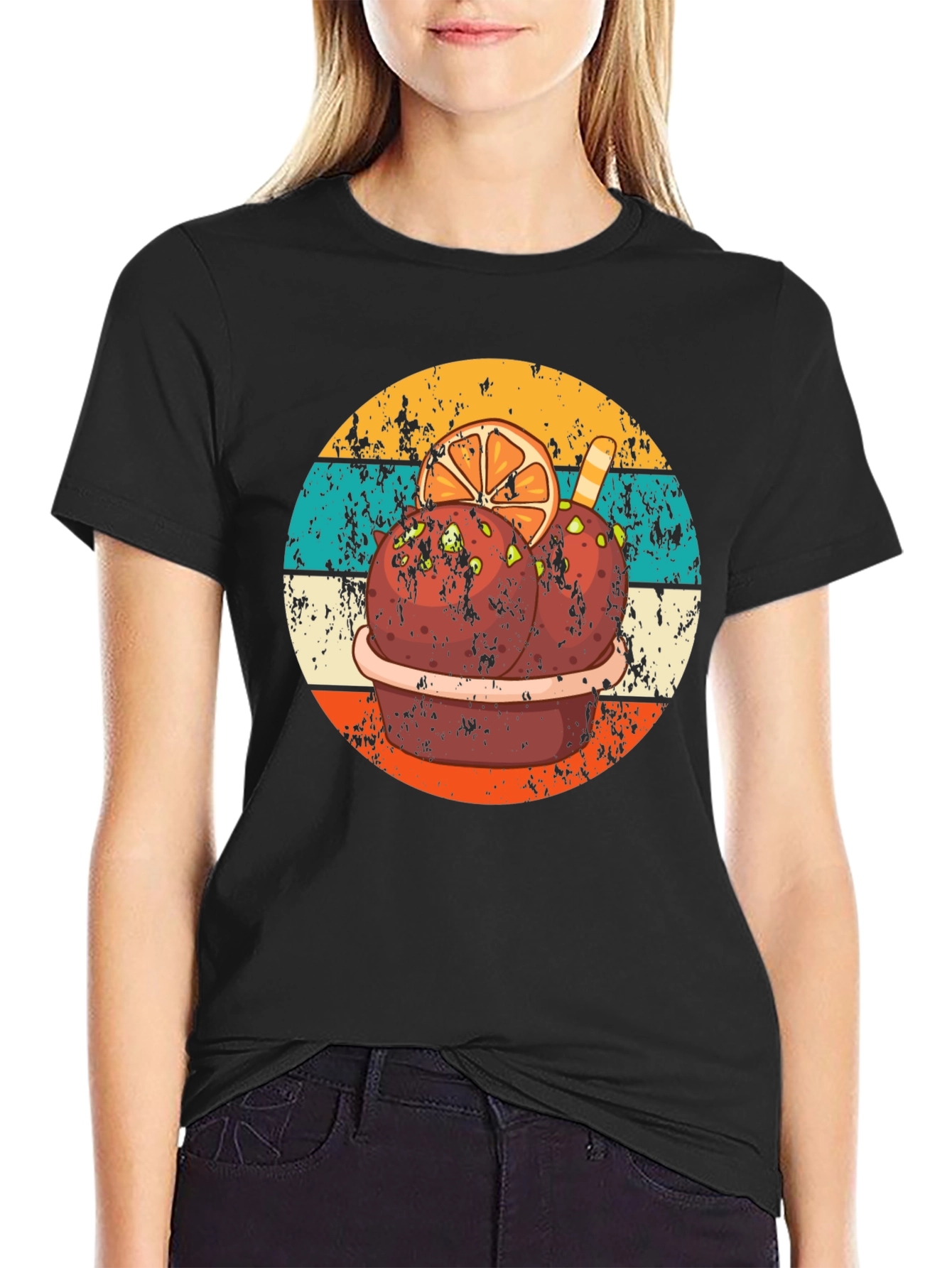 Horchata Inspired Graphic Tee - Black T-Shirt