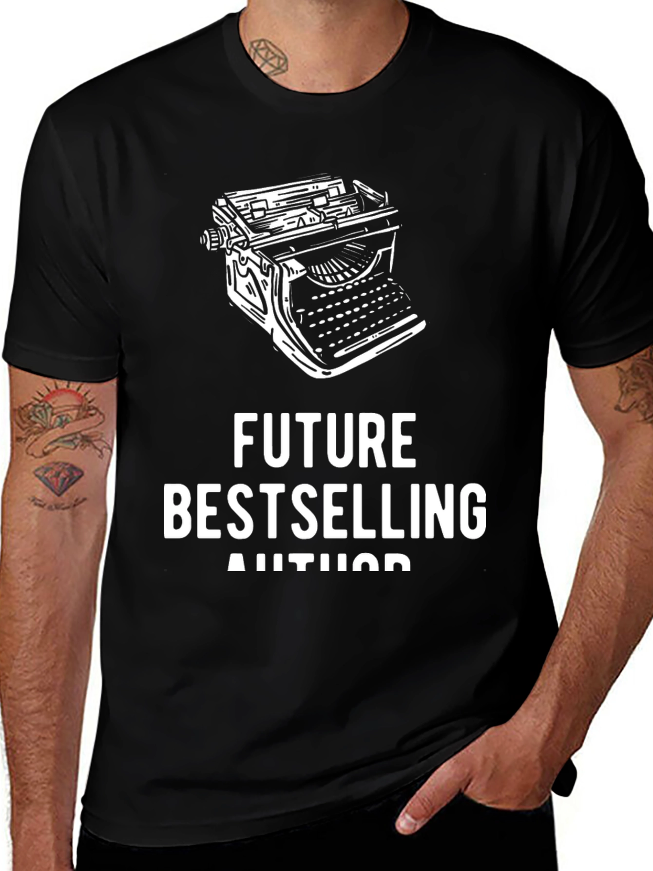 Future Bestselling Author T-Shirt - Writer Gift