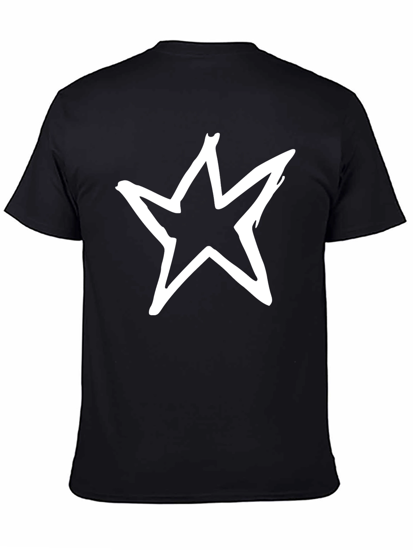 Bold Star Graphic Black T-Shirt