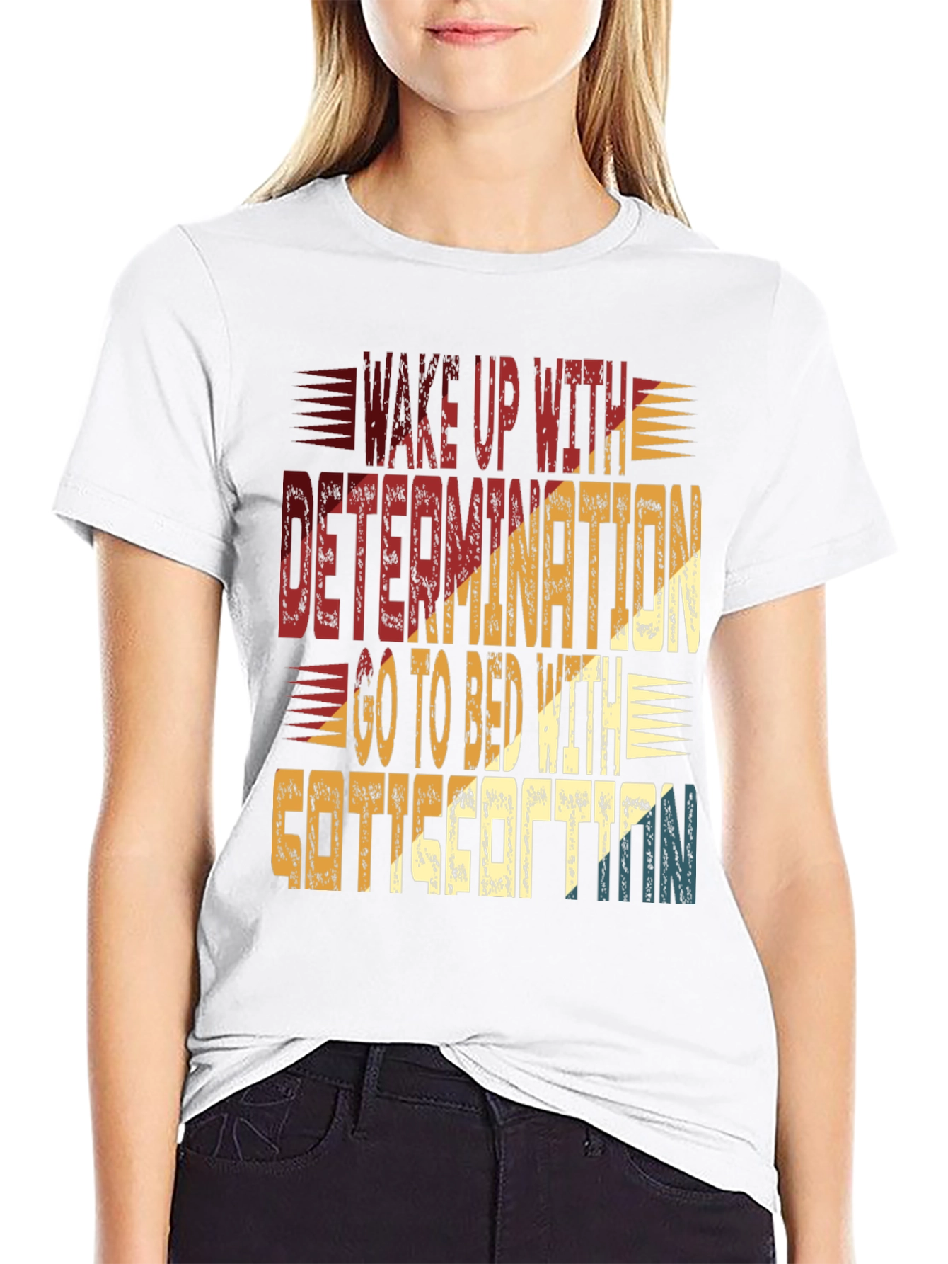 Determination & Satisfaction Graphic T-Shirt