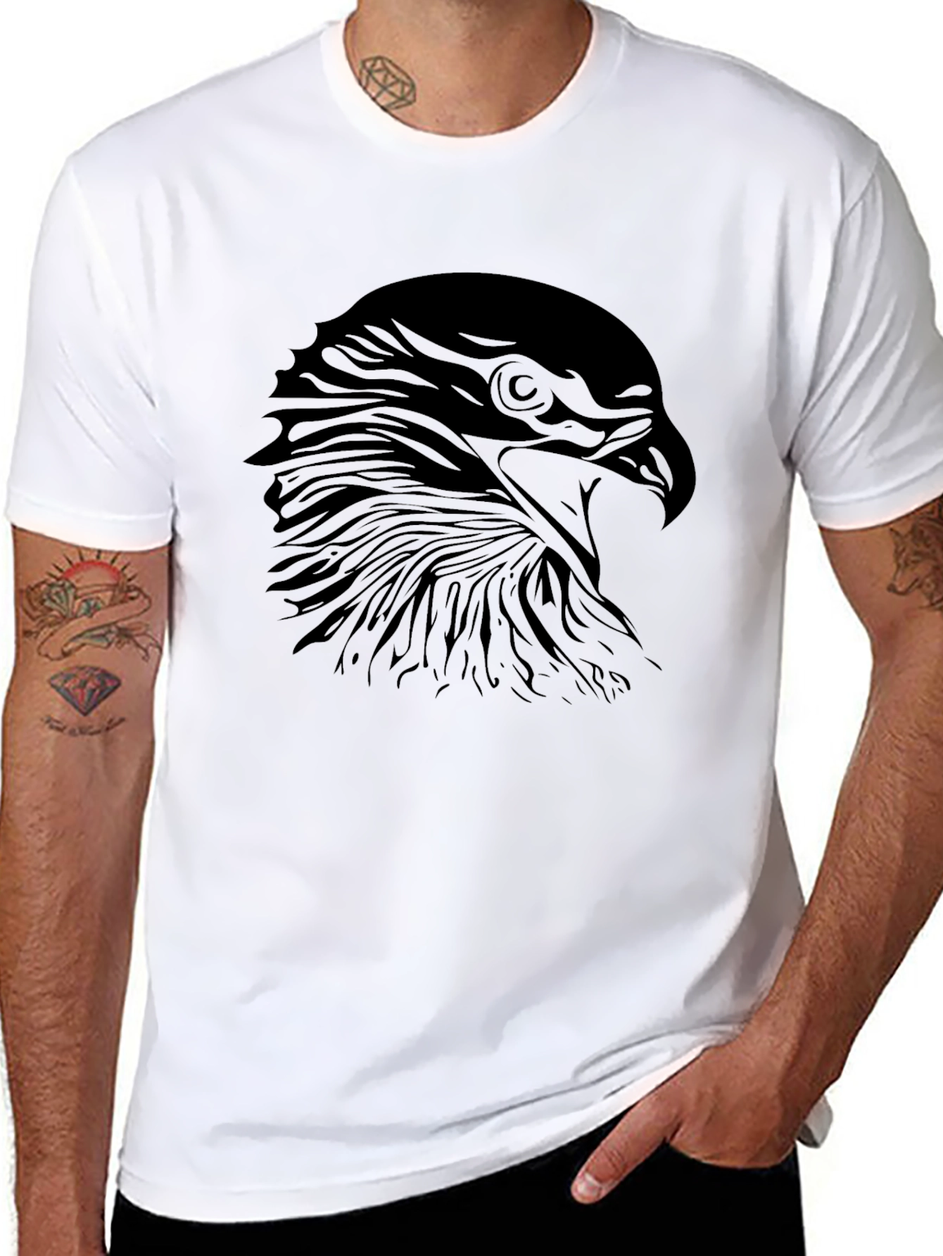 Bold Eagle Graphic T-Shirt