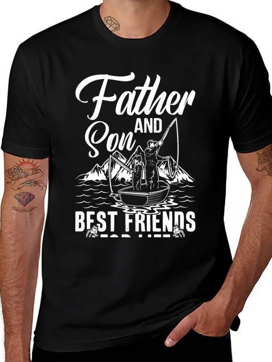 Father & Son Best Friends Fishing T-Shirt