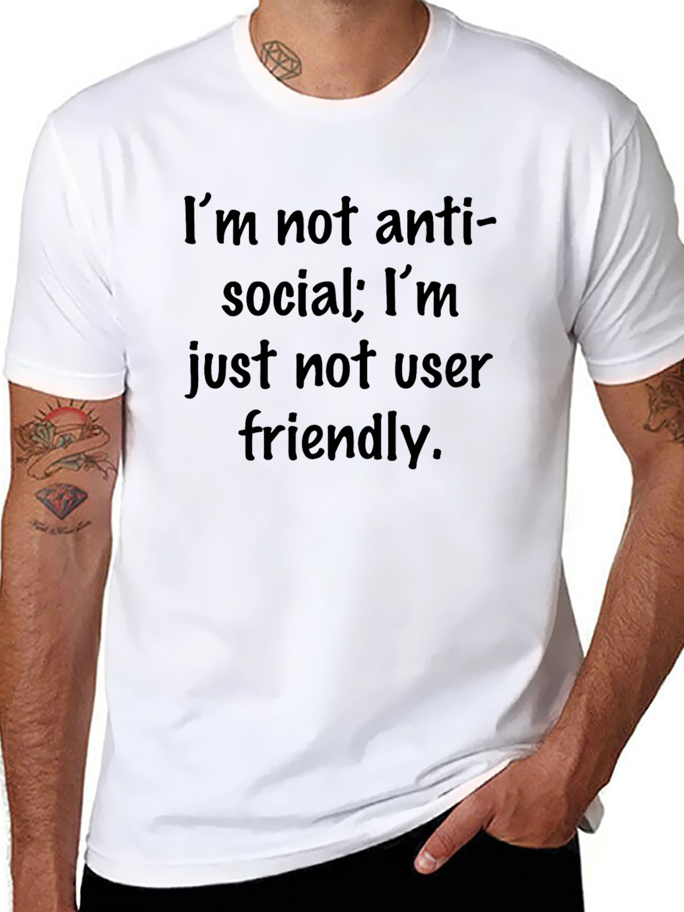 Anti-Social User Friendly Graphic Tee