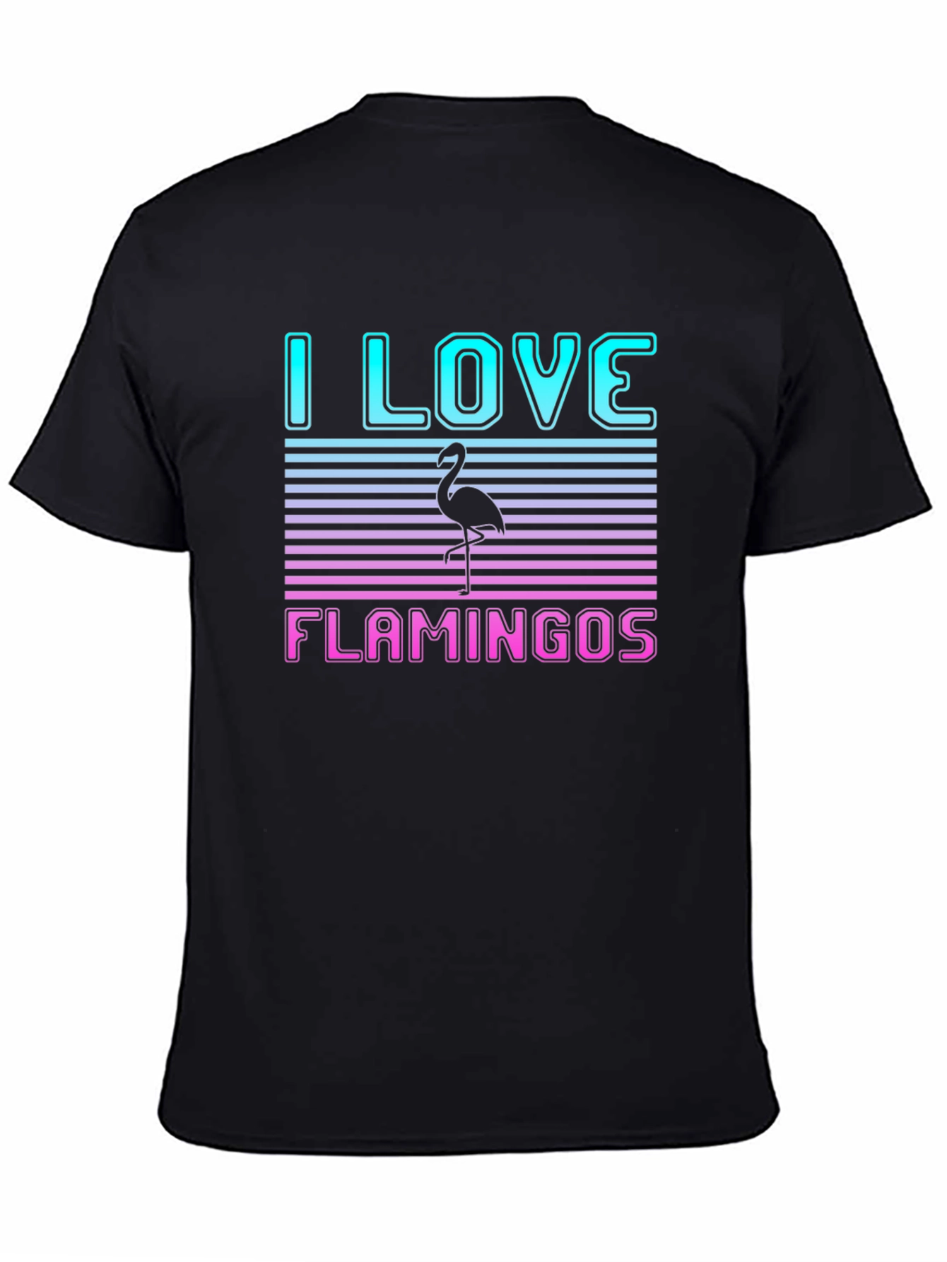 I Love Flamingos Graphic T-Shirt