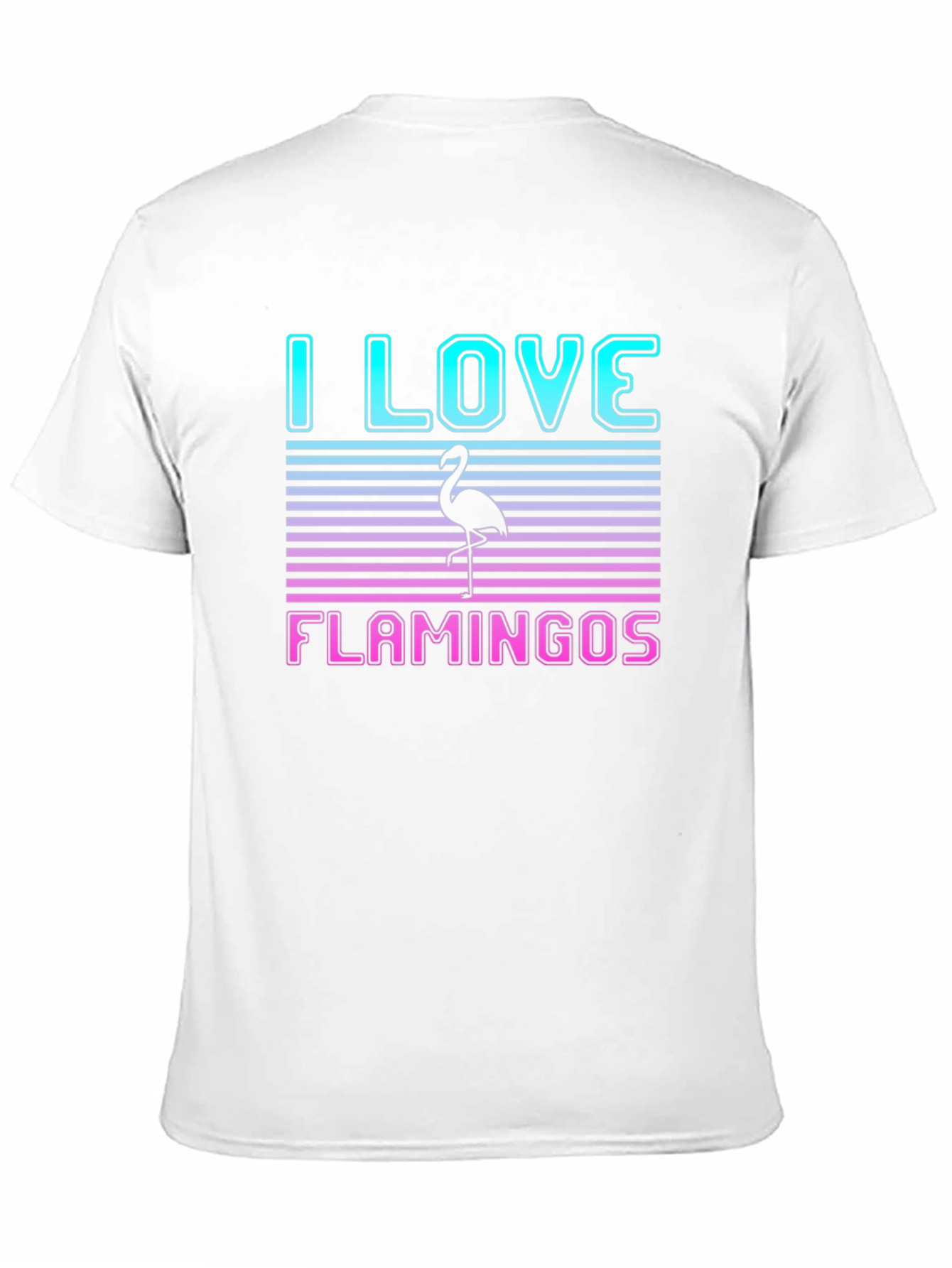 I Love Flamingos Graphic T-Shirt