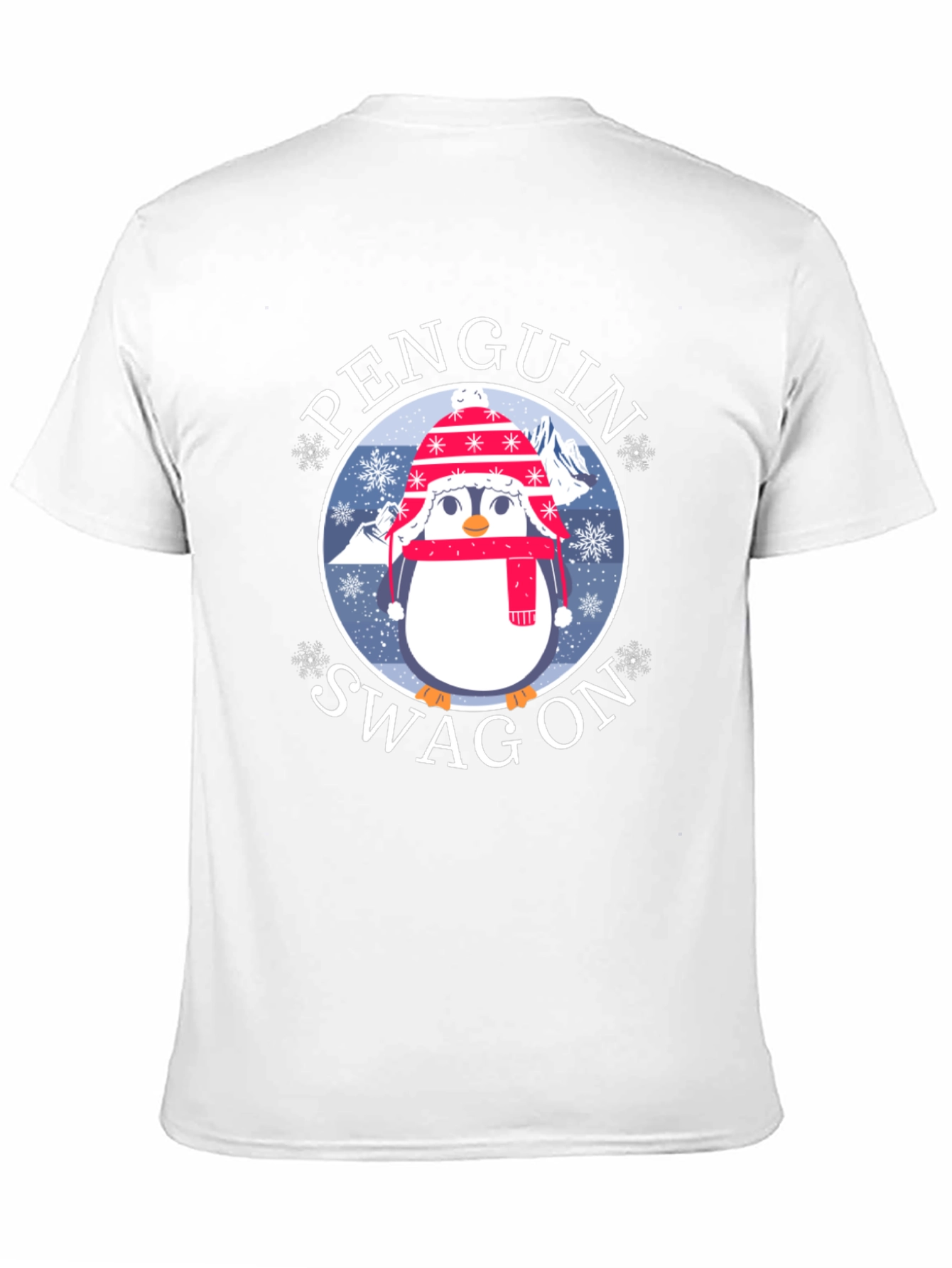 Penguin Swag On Graphic Tee - Winter Fun