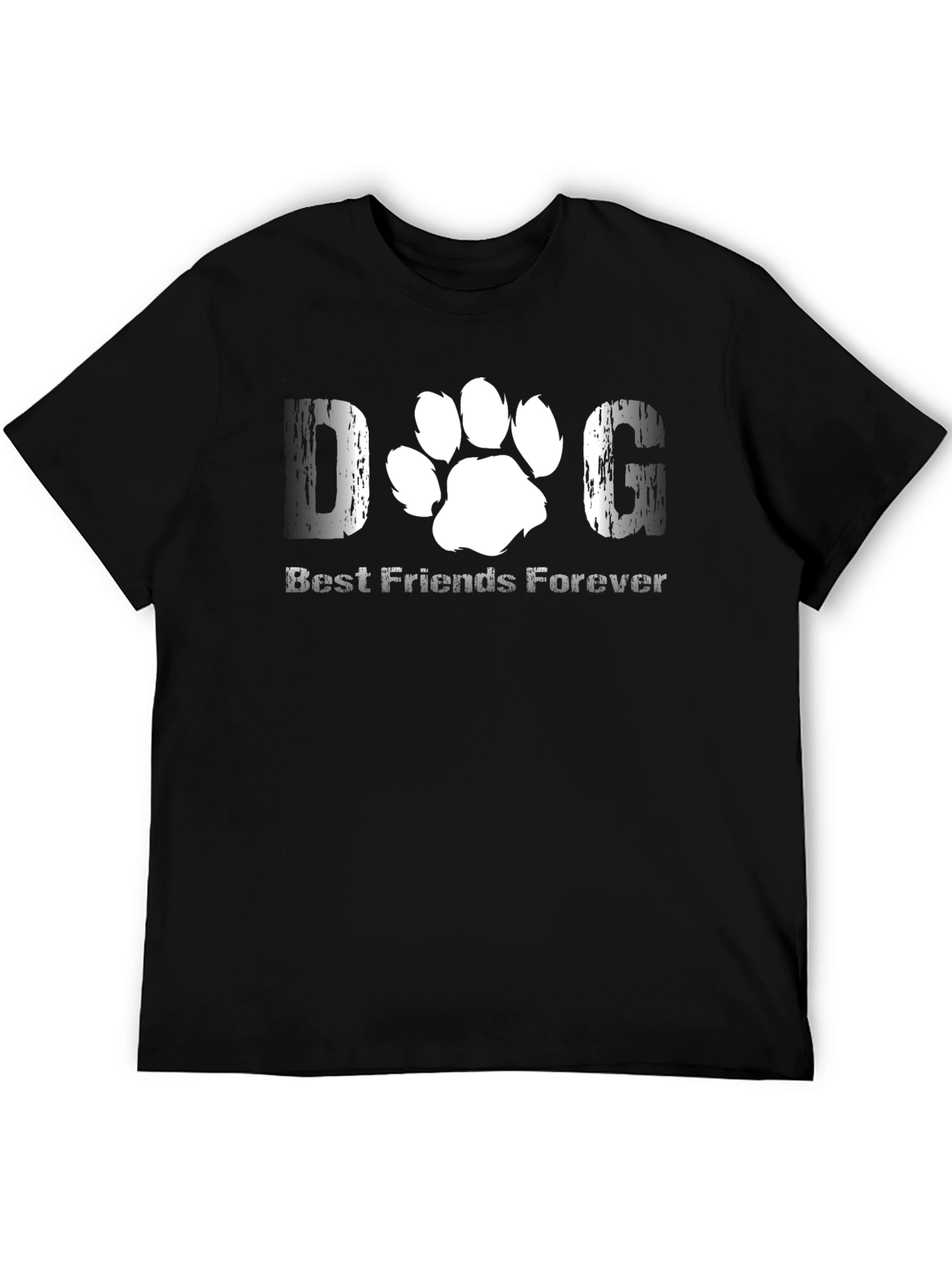 DOG Best Friends Forever Black T-Shirt