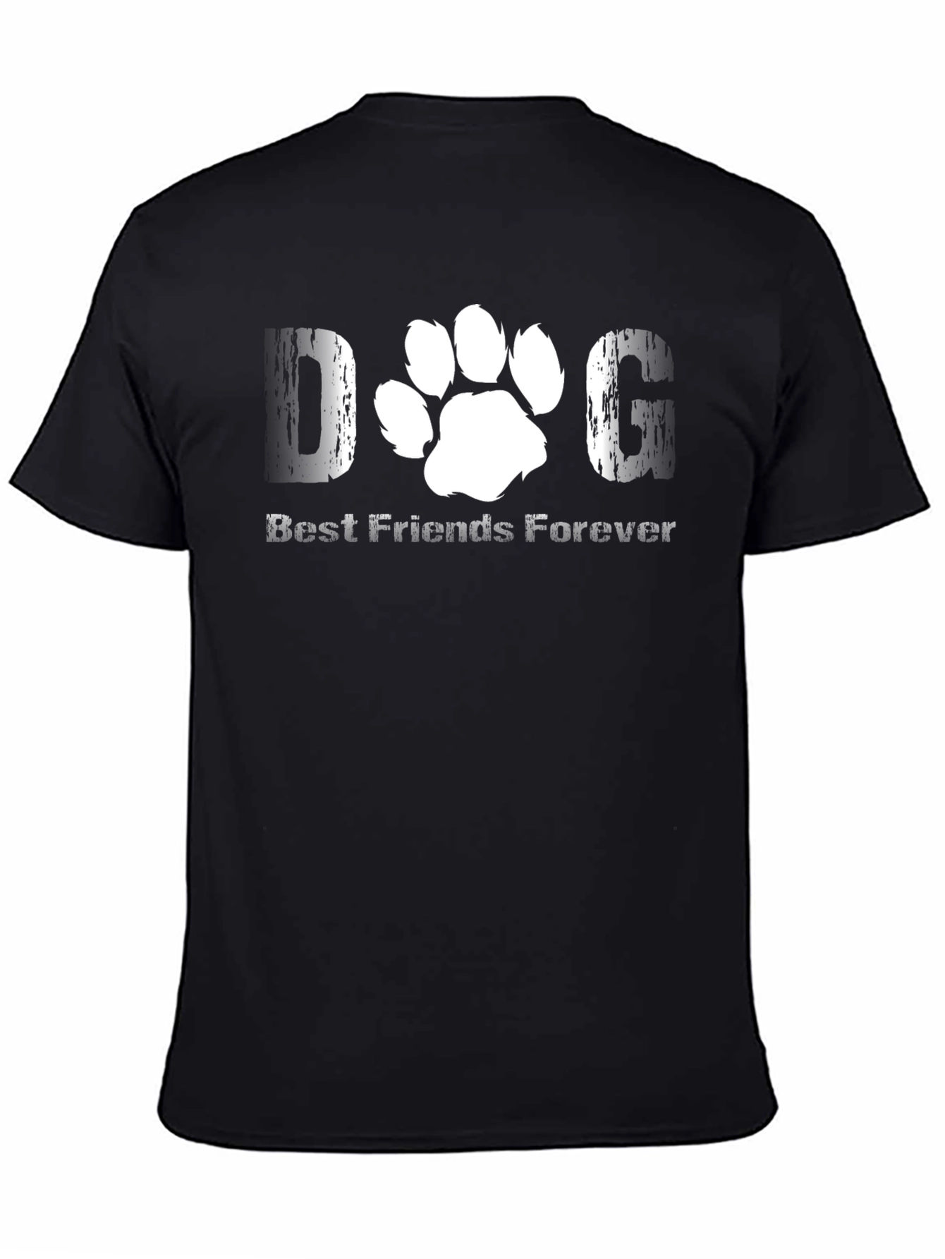 DOG Best Friends Forever Black T-Shirt