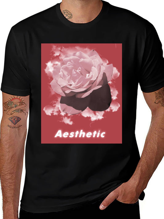Aesthetic Rose Graphic T-Shirt