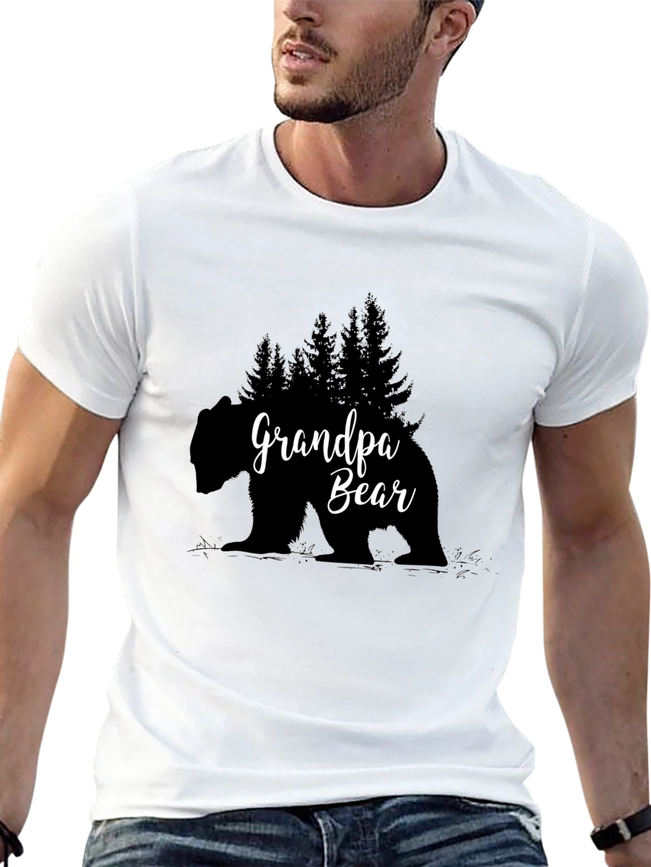 Grandpa Bear T-Shirt - Nature Lover Gift