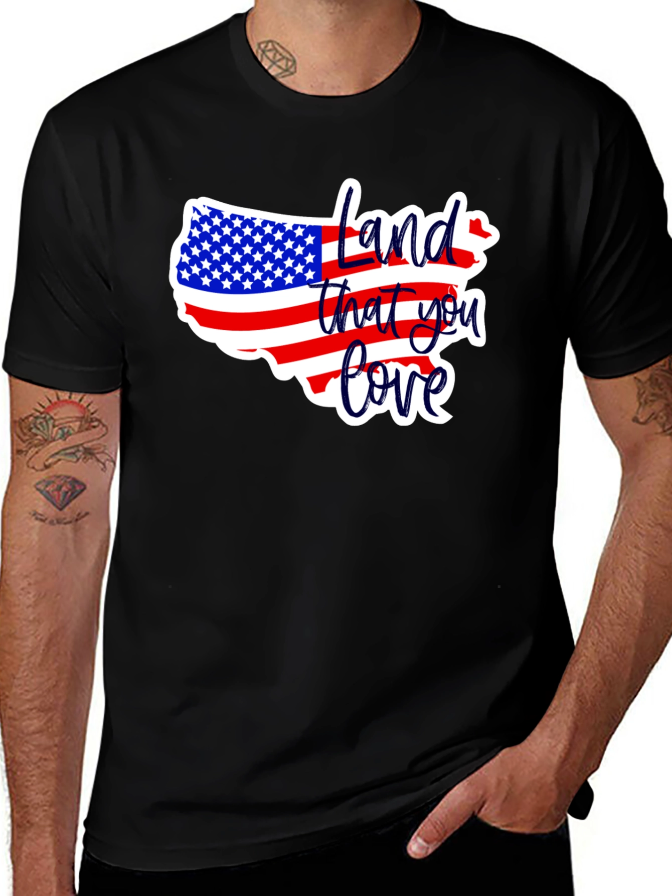 Land That You Love USA Patriotic T-Shirt