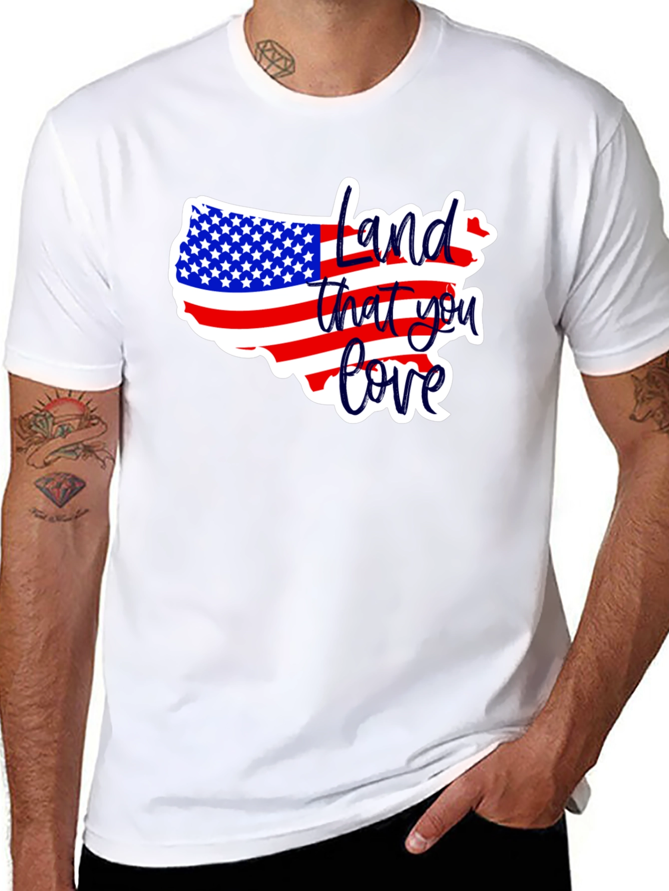 Land That You Love USA Patriotic T-Shirt
