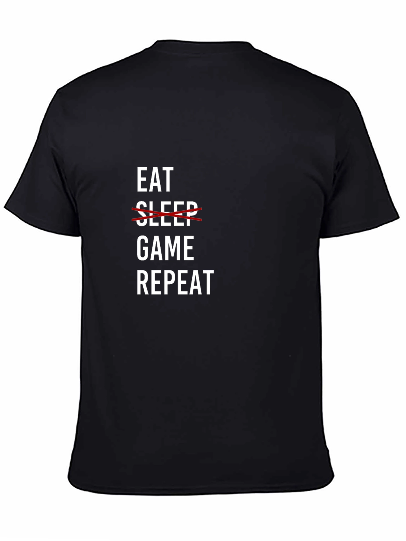 Eat Game Repeat Graphic Tee - Gamer Lifestyle T-Shirt