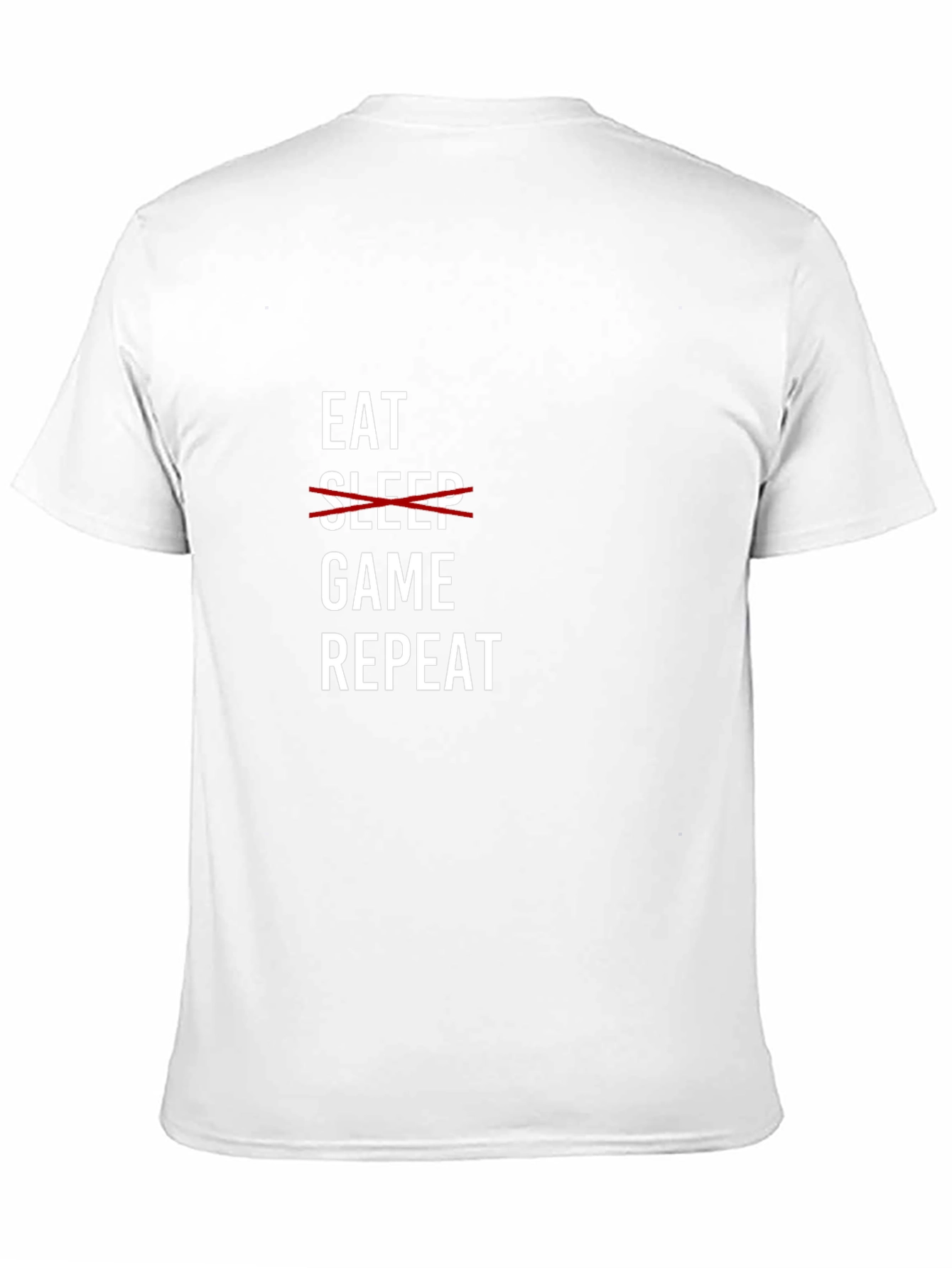 Eat Game Repeat Graphic Tee - Gamer Lifestyle T-Shirt