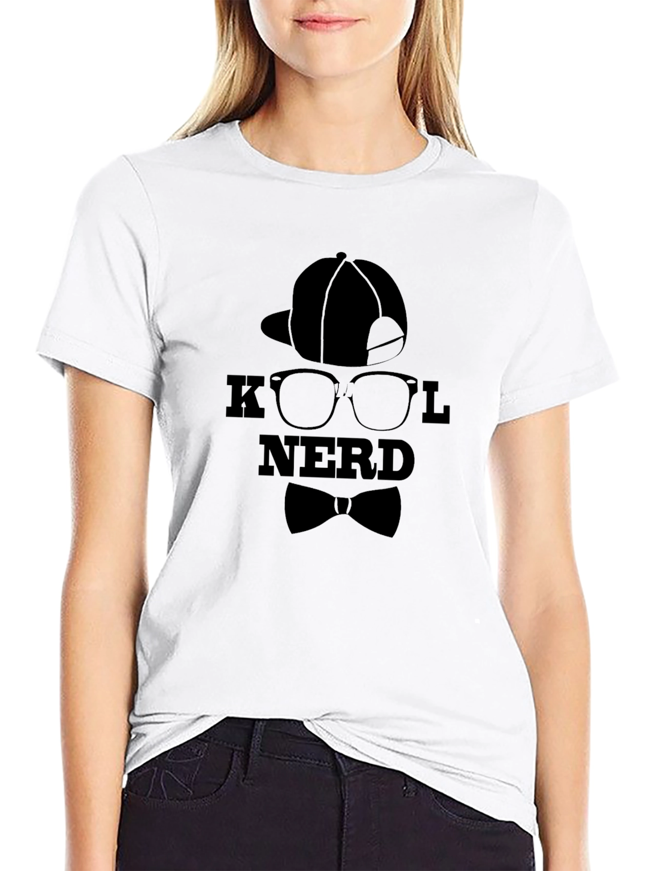 Kool Nerd Graphic T-Shirt - Black