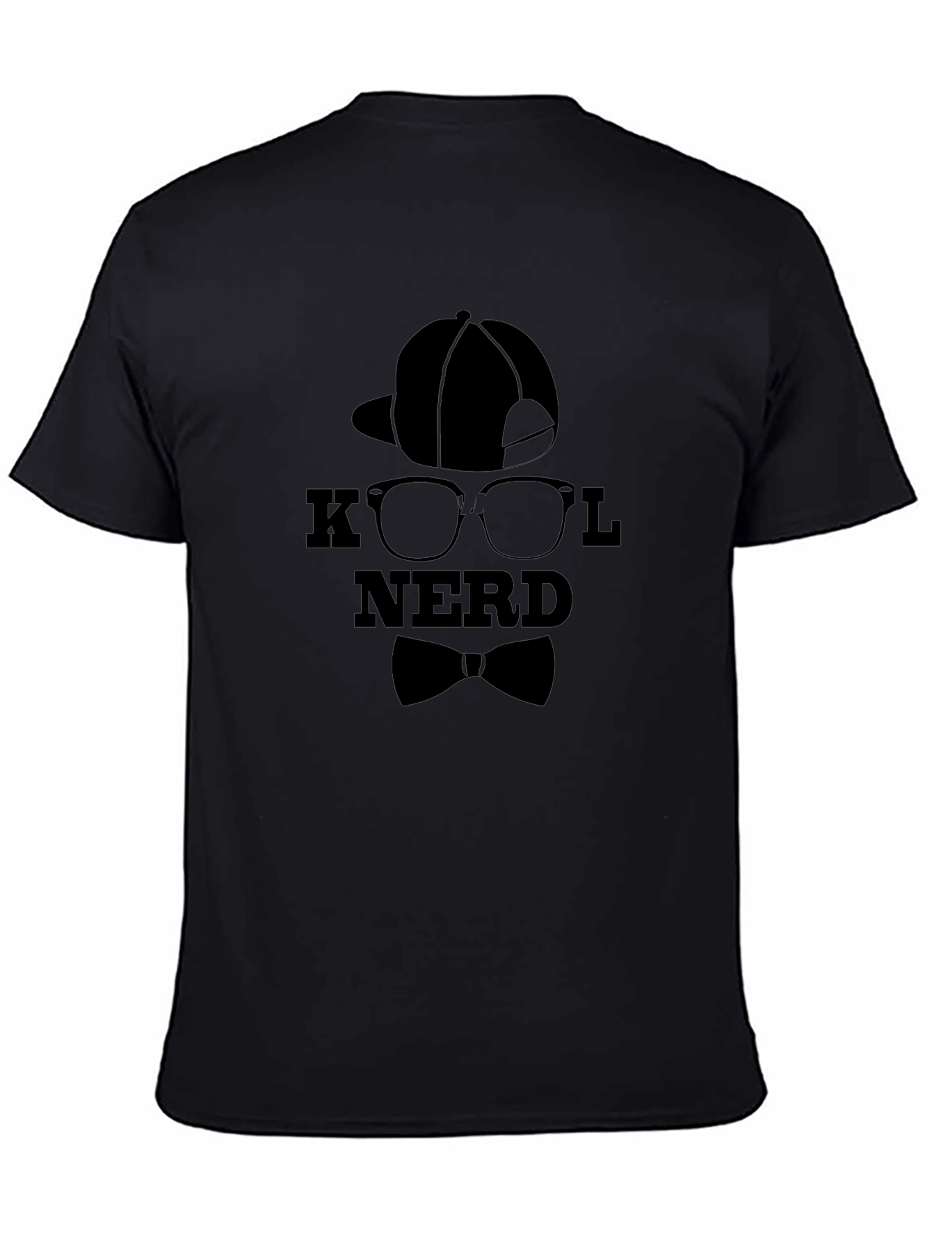 Kool Nerd Graphic T-Shirt - Black