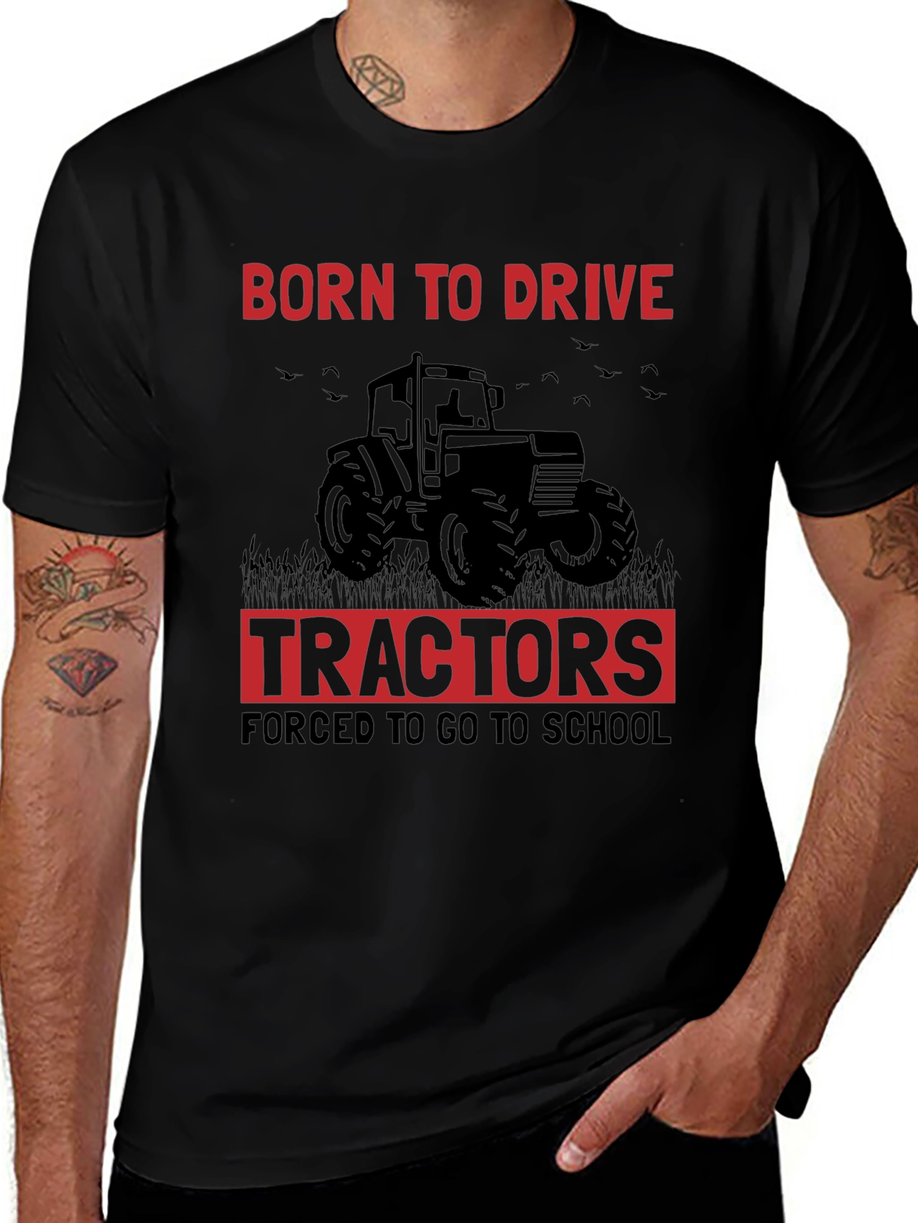Born To Drive Tractors T-Shirt