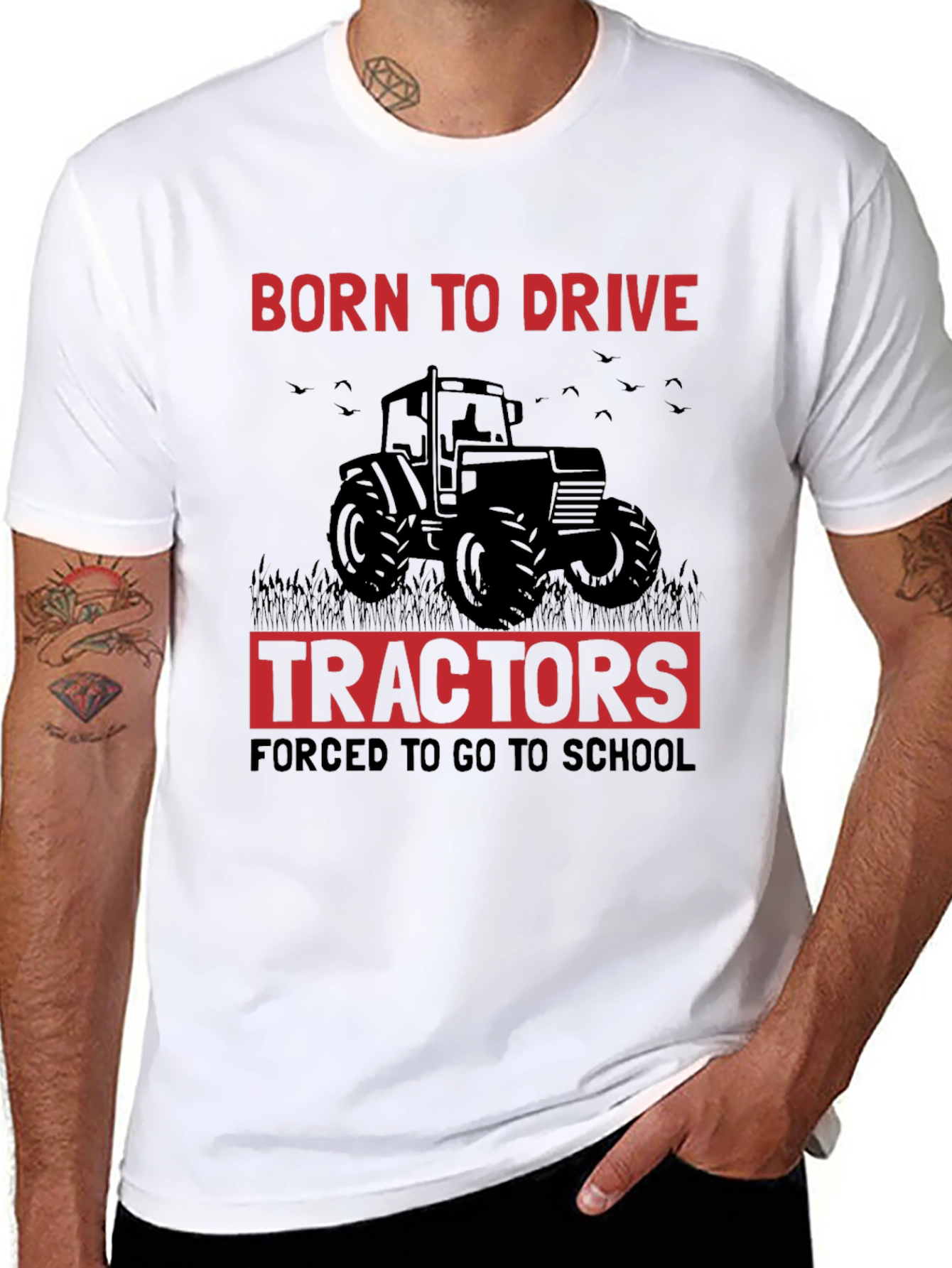 Born To Drive Tractors T-Shirt