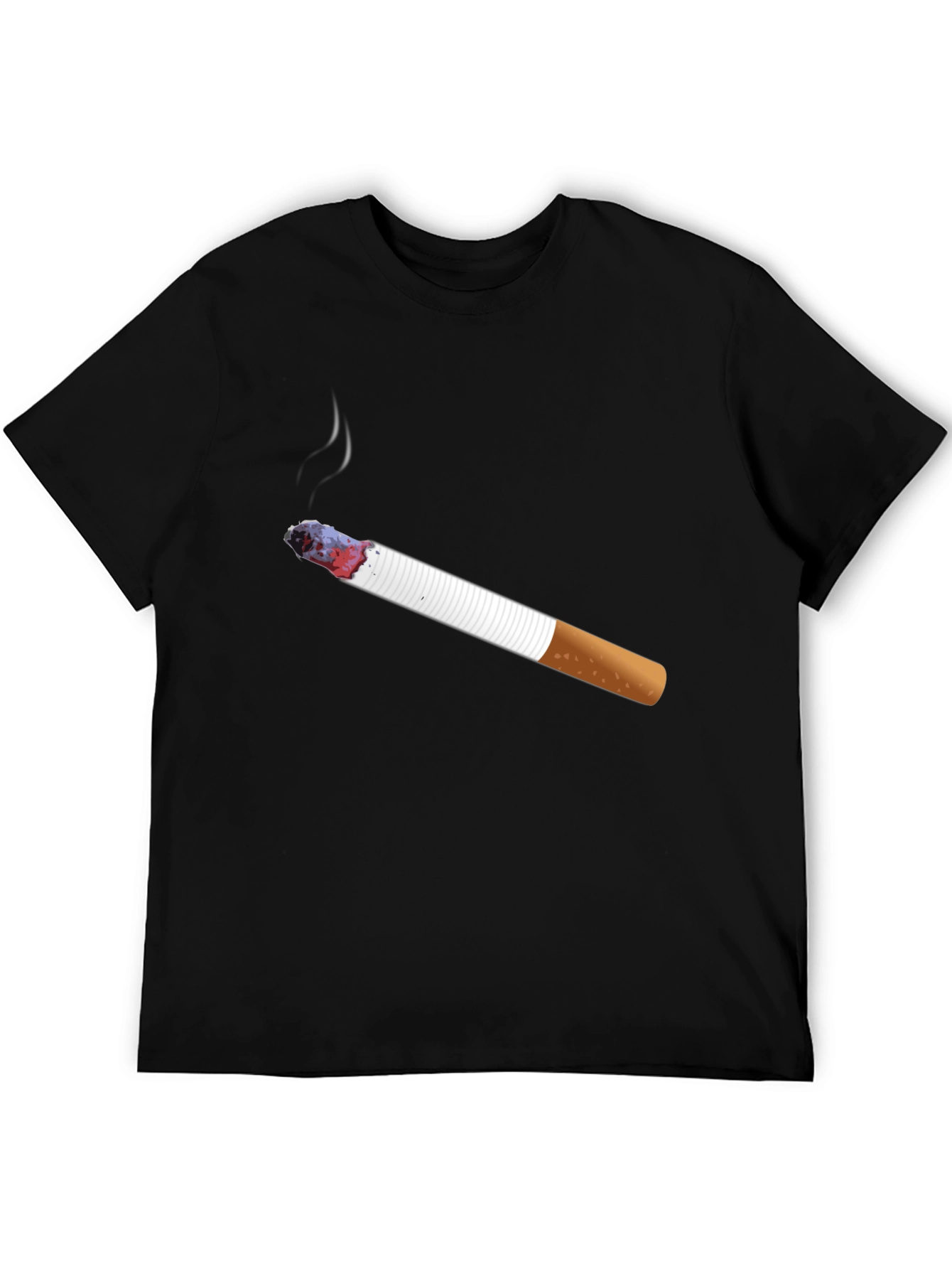 Smokin Cigarette Graphic Tee - Cool Casual Style
