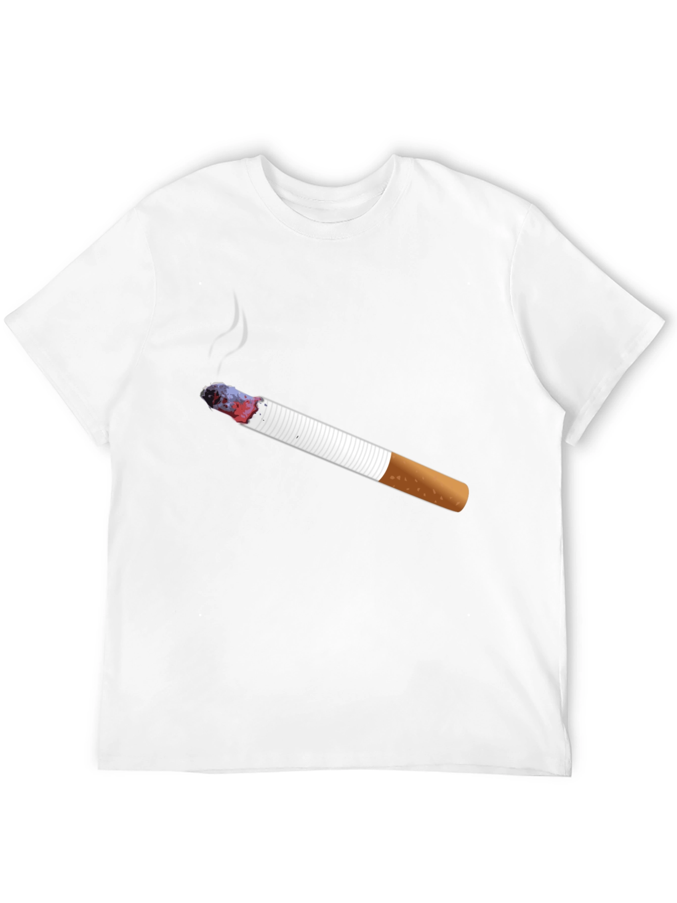 Smokin Cigarette Graphic Tee - Cool Casual Style