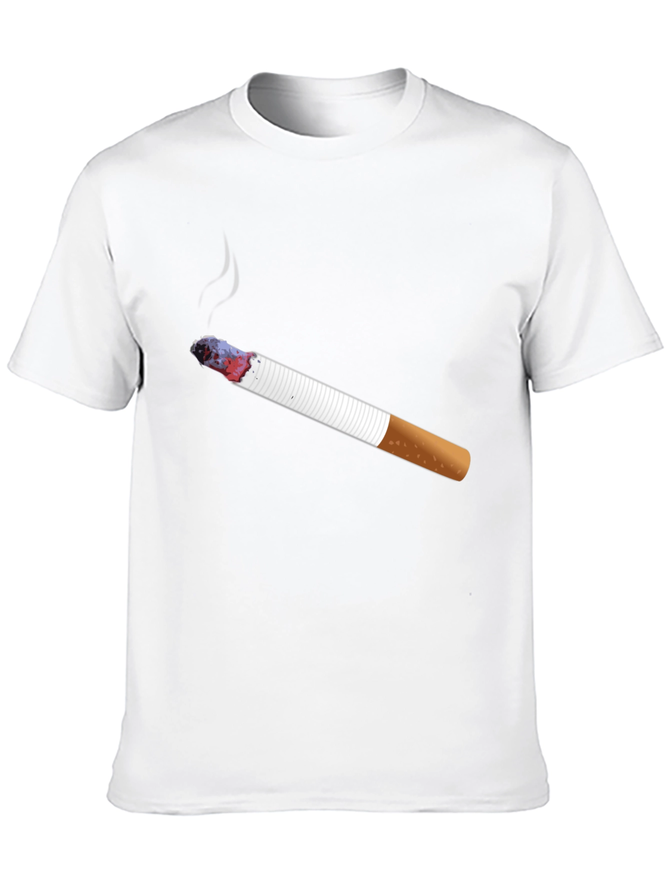 Smokin Cigarette Graphic Tee - Cool Casual Style
