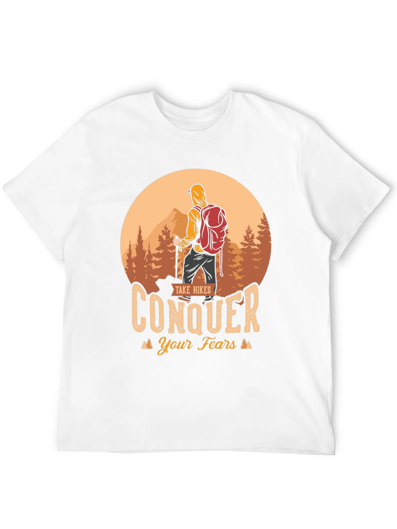 Hiking Conquer Fears T-Shirt