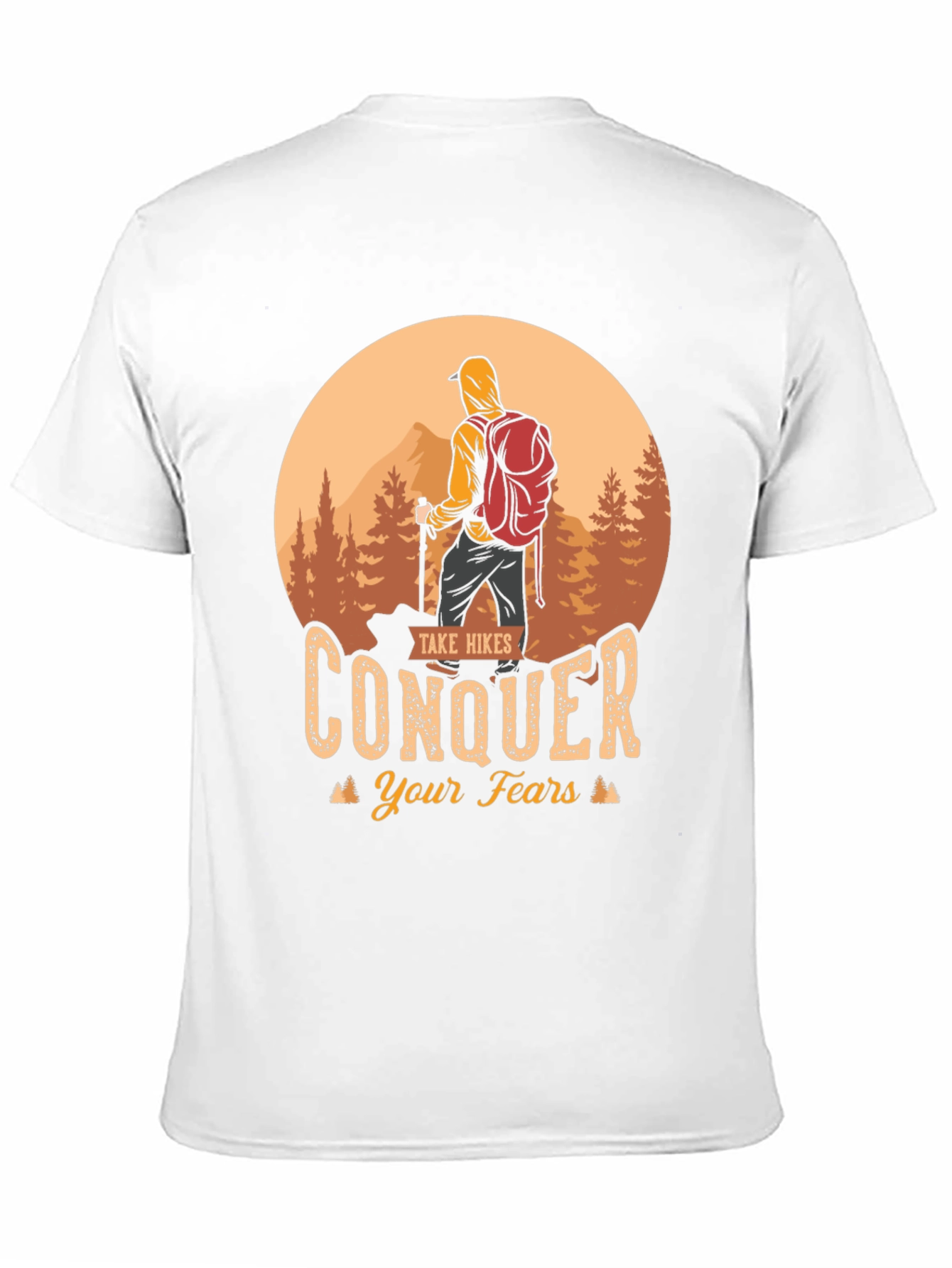 Hiking Conquer Fears T-Shirt