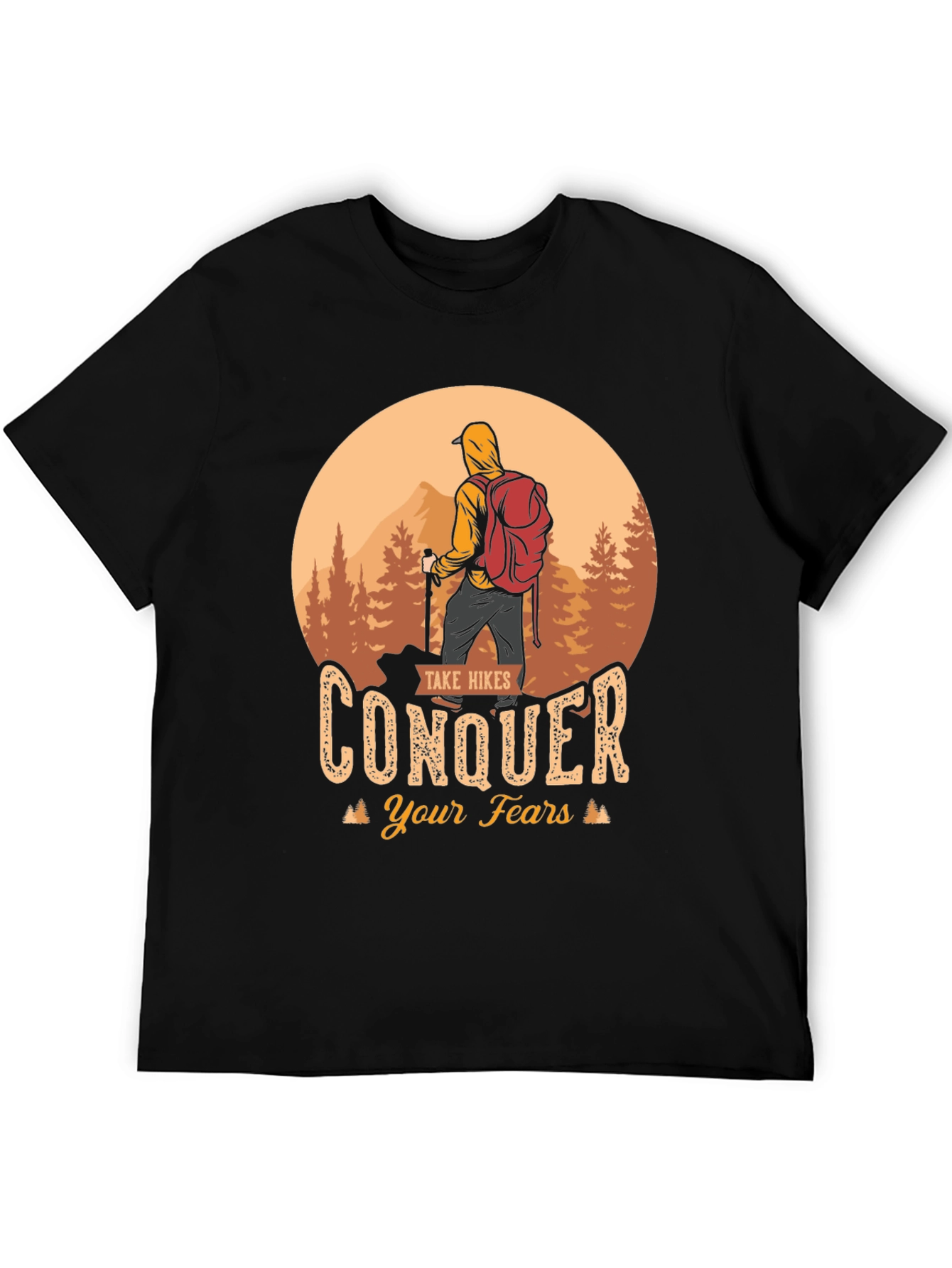 Hiking Conquer Fears T-Shirt
