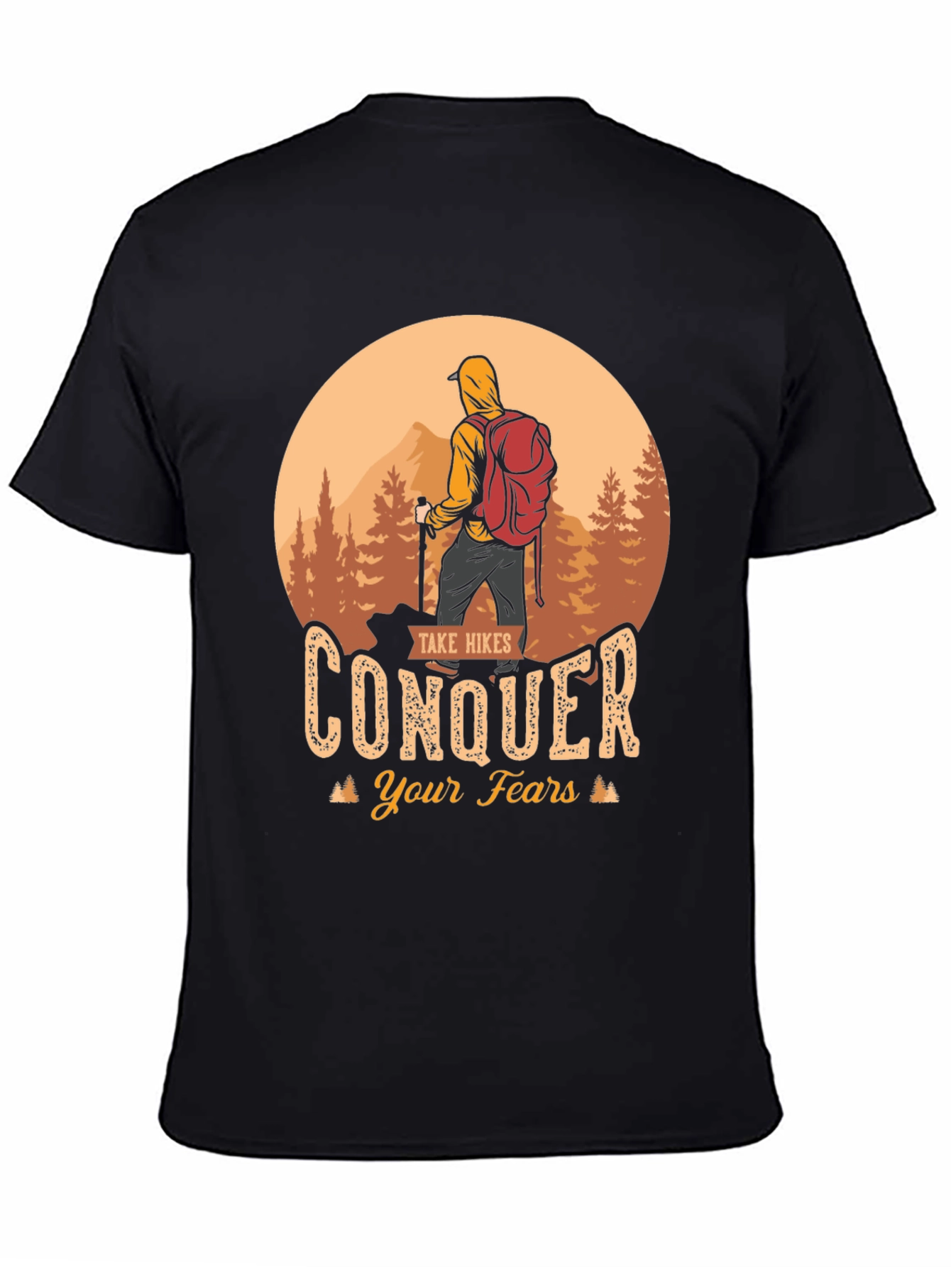 Hiking Conquer Fears T-Shirt