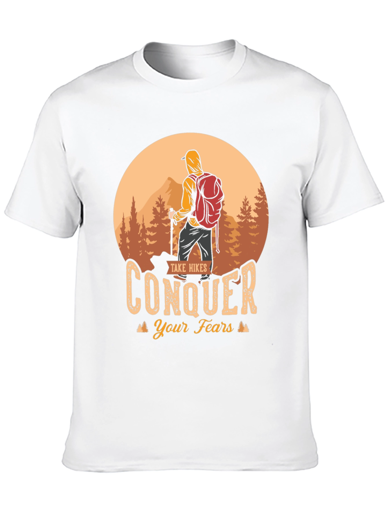 Hiking Conquer Fears T-Shirt