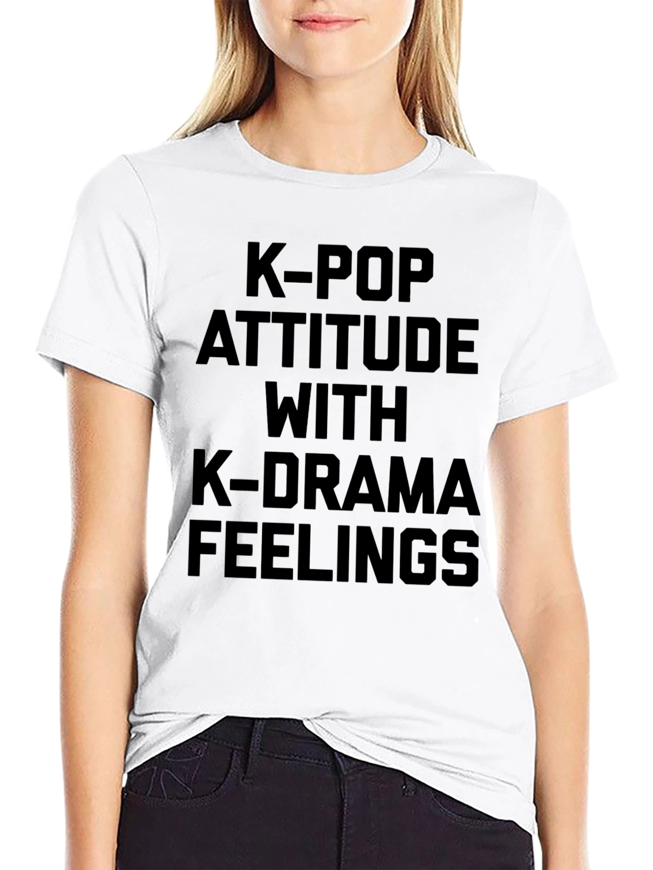 K-Pop Attitude Graphic Tee