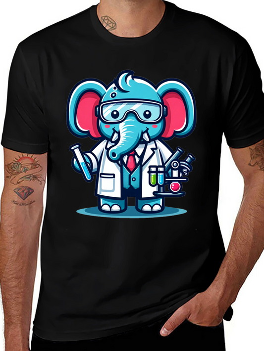 Scientist Elephant T-Shirt
