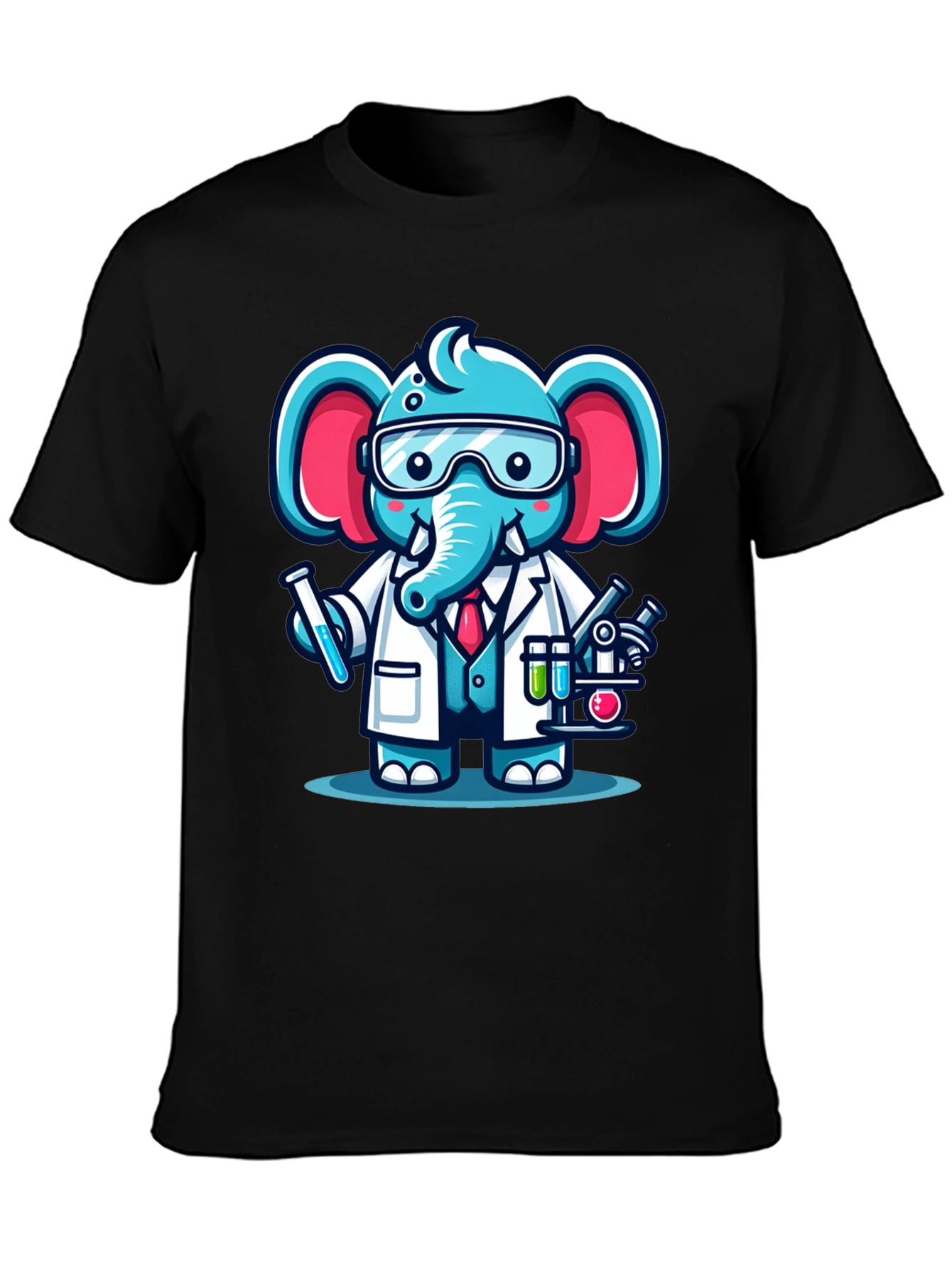 Scientist Elephant T-Shirt