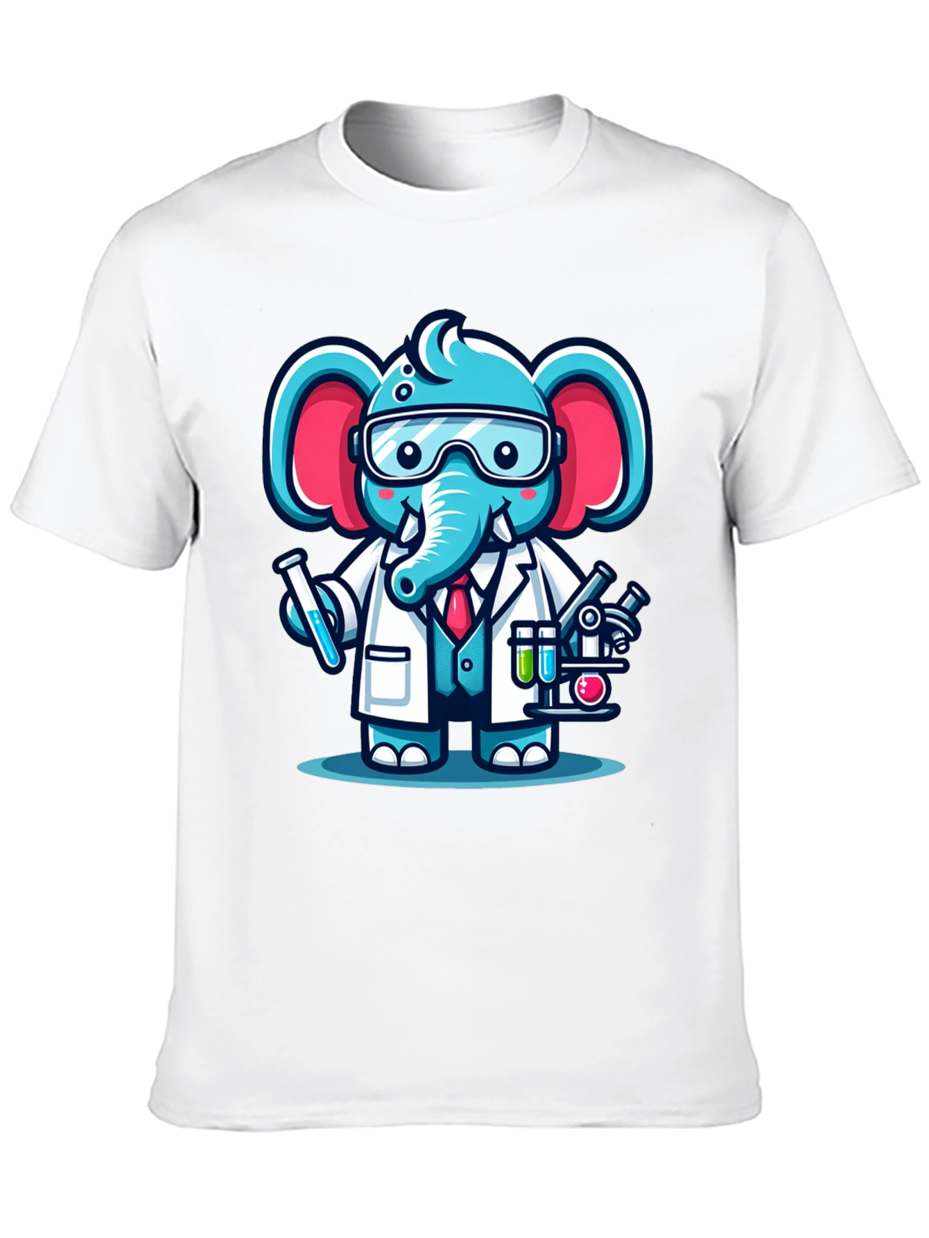 Scientist Elephant T-Shirt
