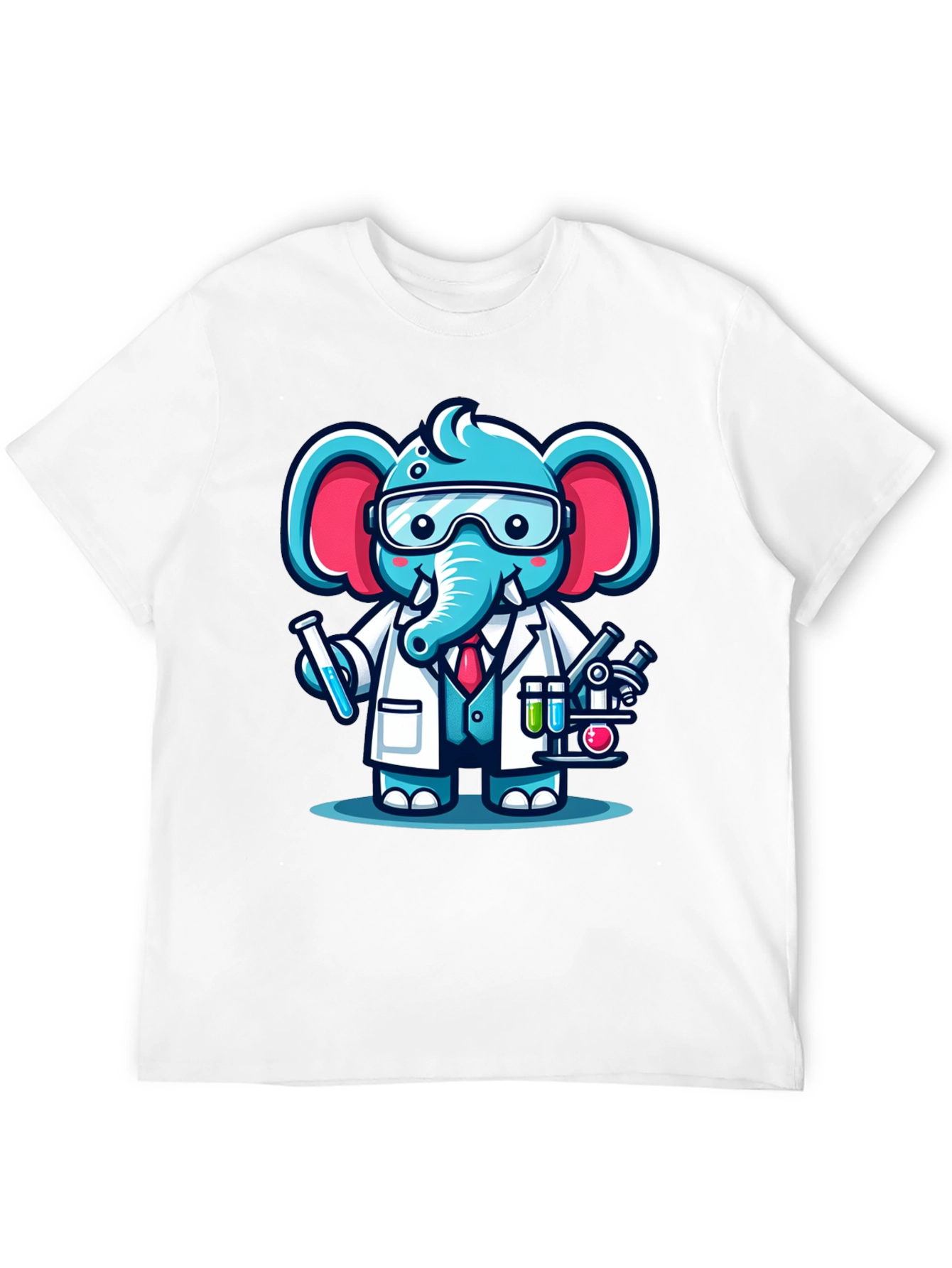 Scientist Elephant T-Shirt