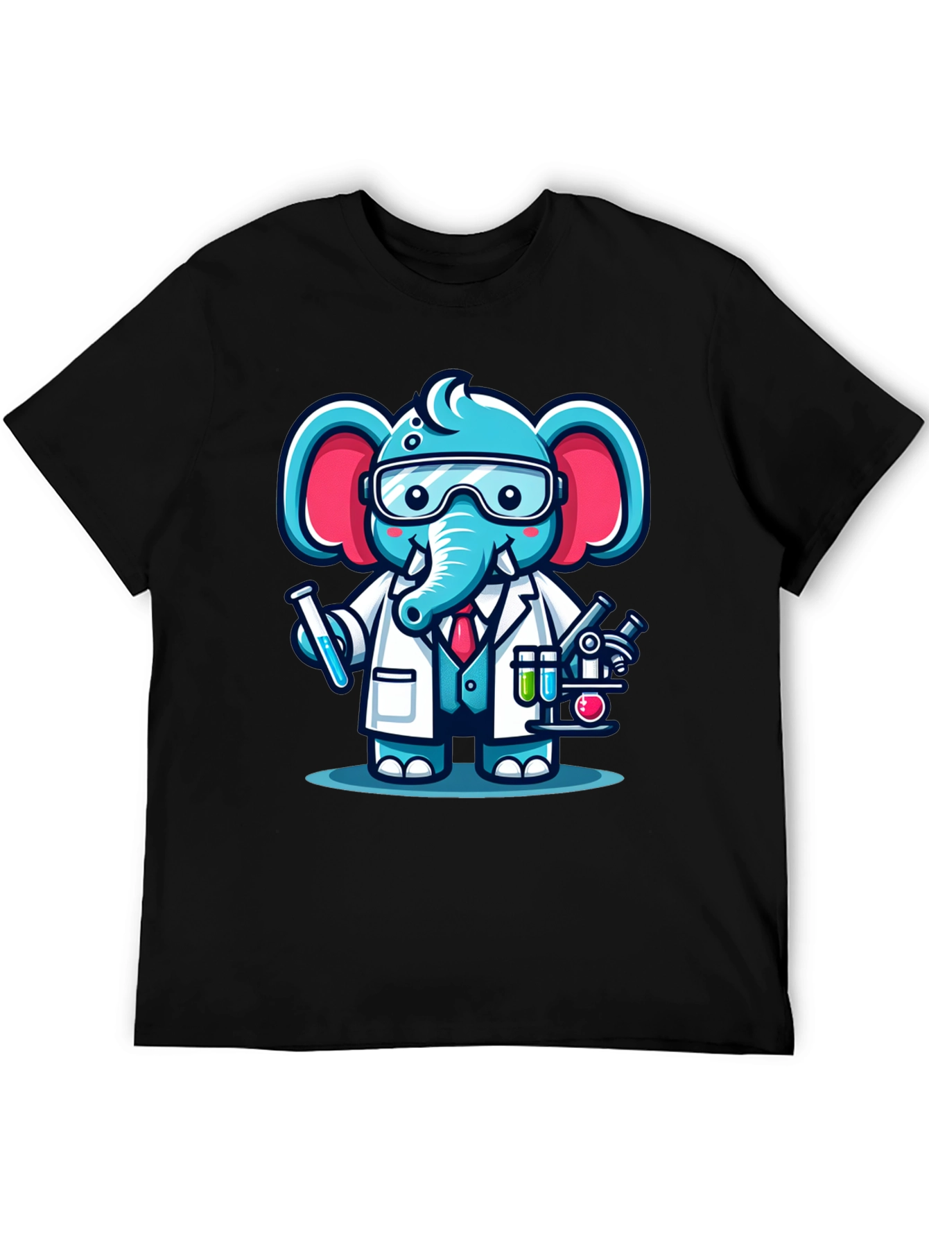 Scientist Elephant T-Shirt