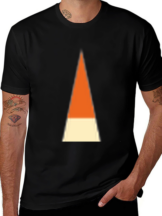 Halloween Candy Corn Graphic Tee - Black