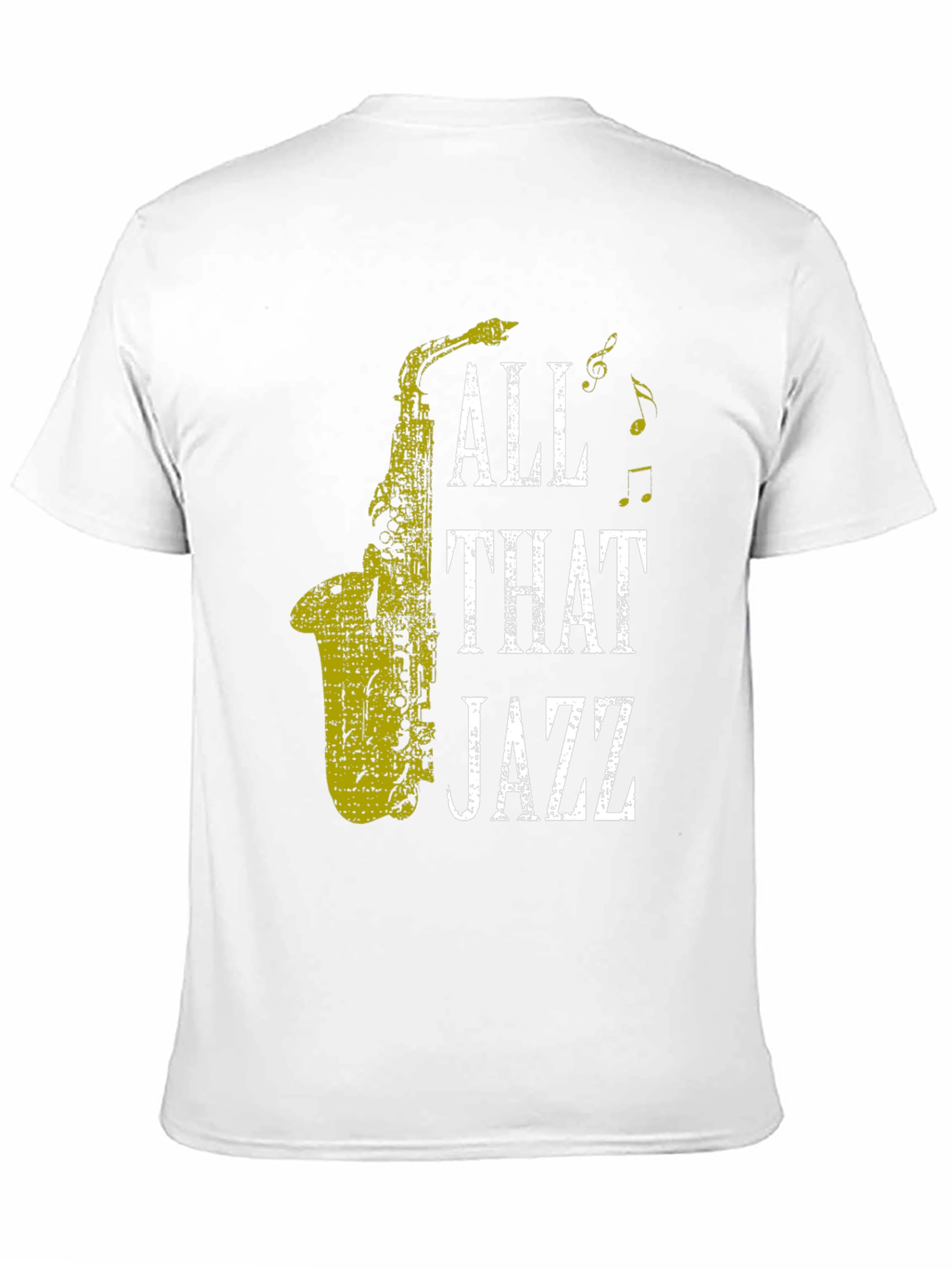 All That Jazz Saxophone T-Shirt