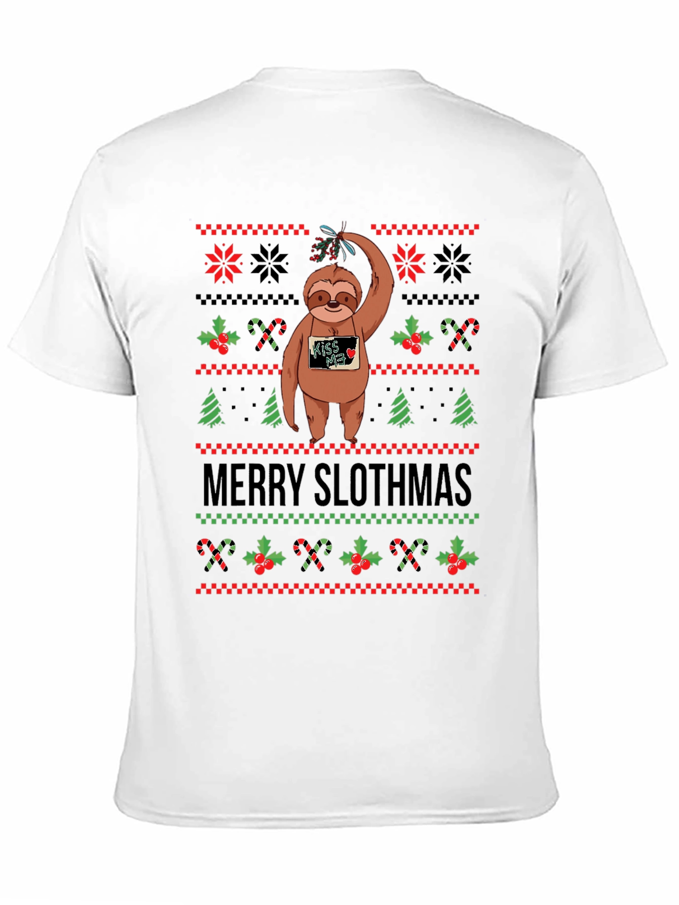 Merry Slothmas Ugly Christmas Sweater T-Shirt