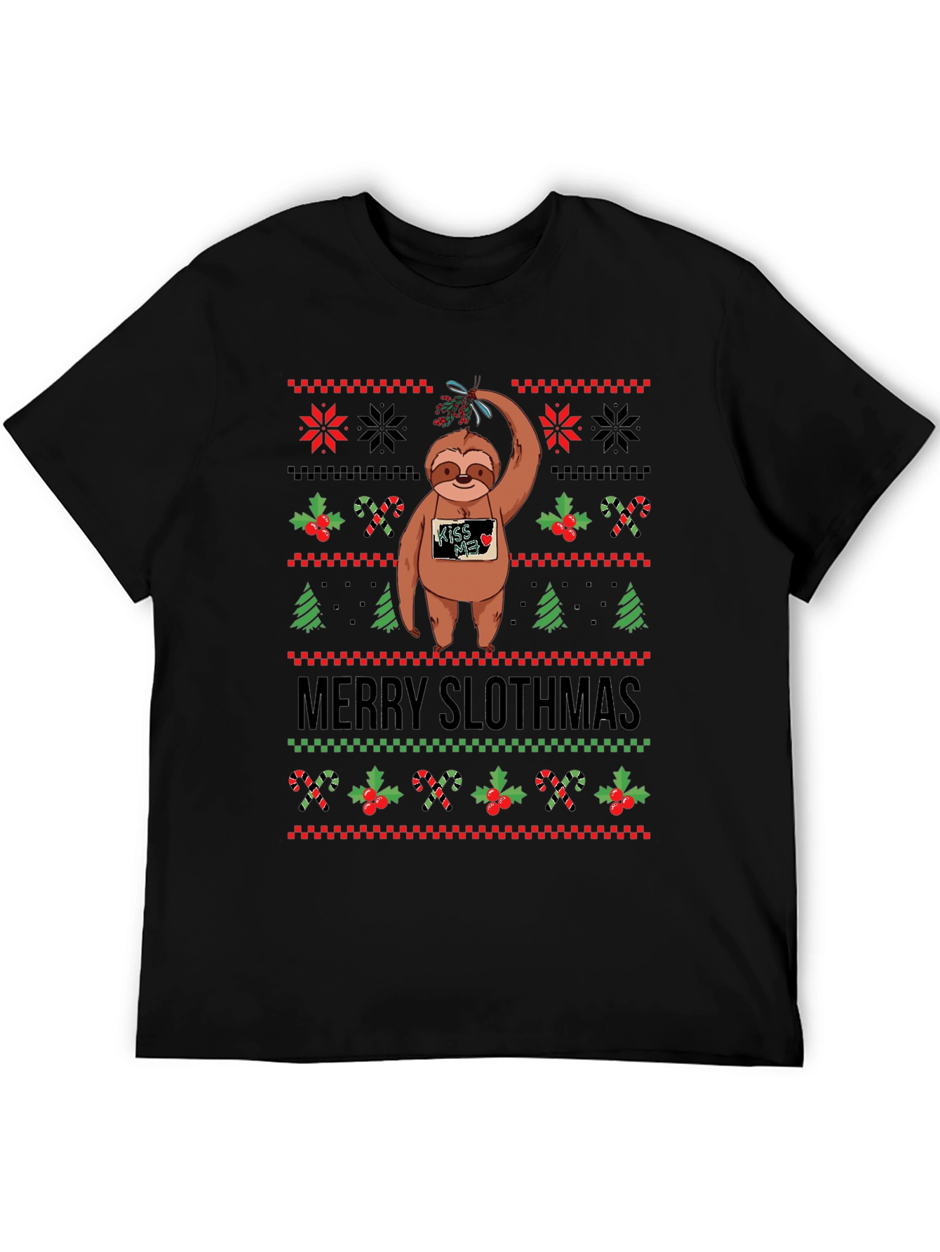 Merry Slothmas Ugly Christmas Sweater T-Shirt