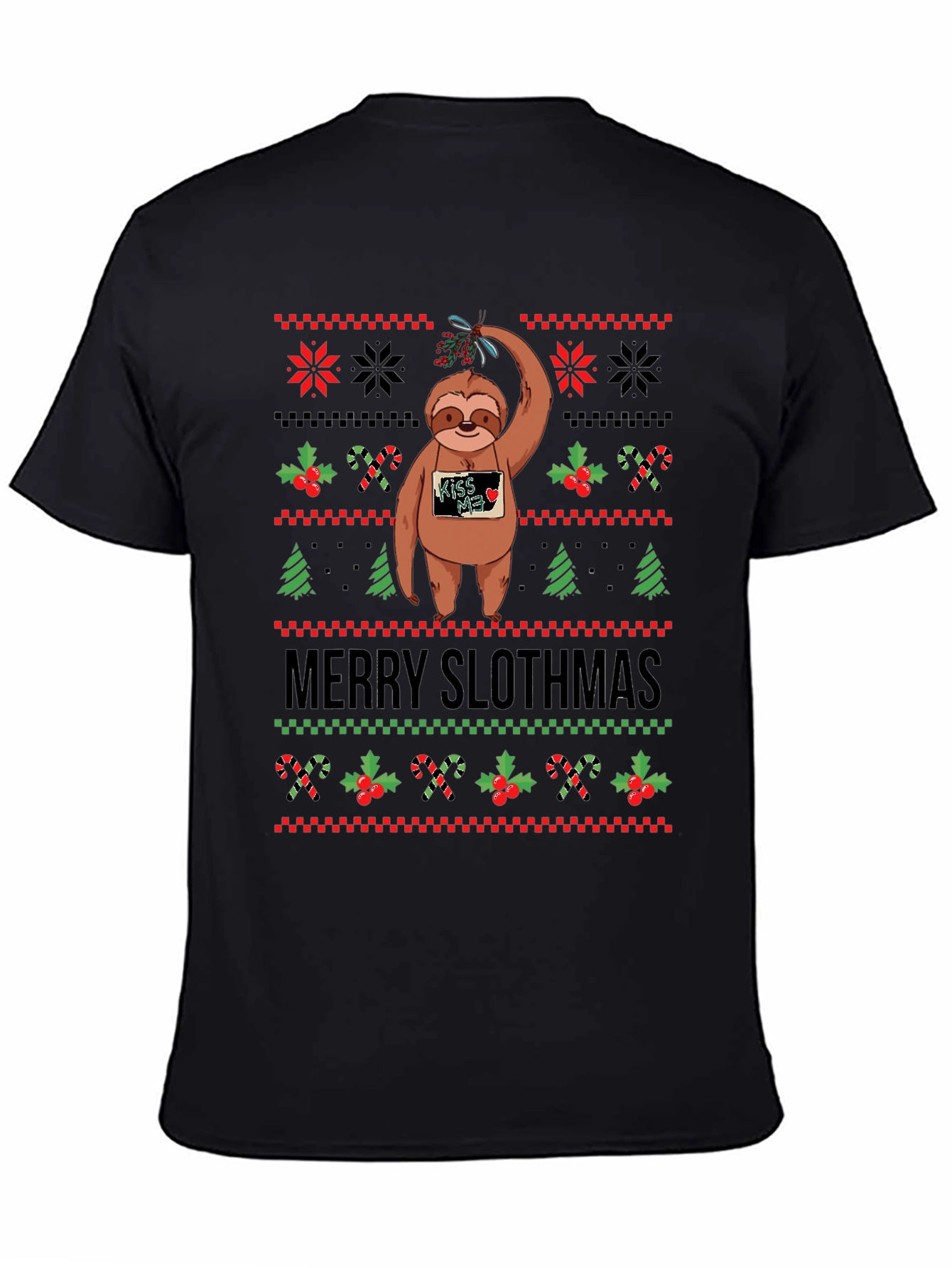 Merry Slothmas Ugly Christmas Sweater T-Shirt