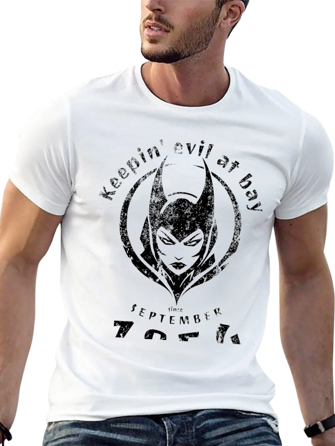 Keepin Evil at Bay Graphic Tee