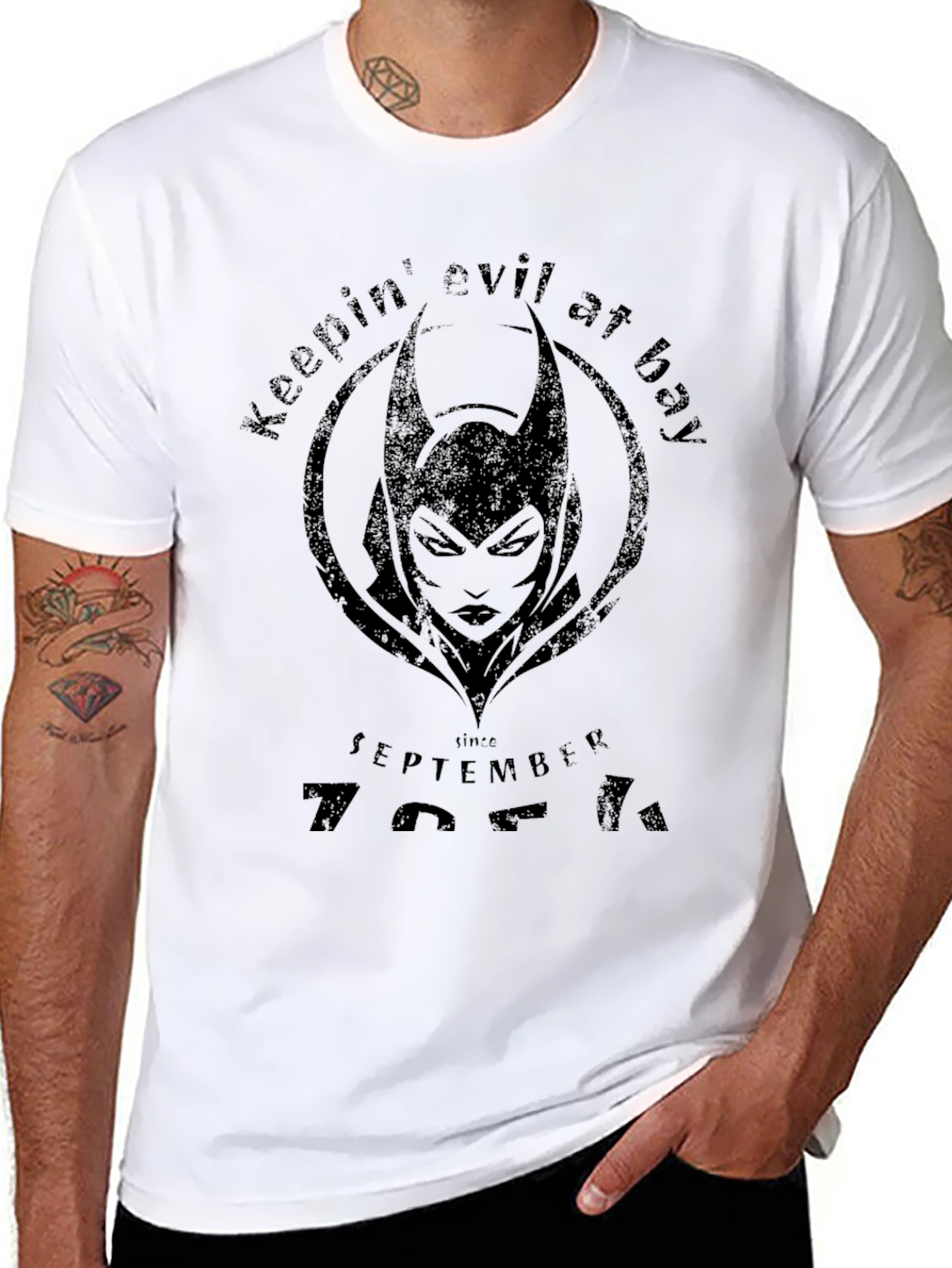 Keepin Evil at Bay Graphic Tee