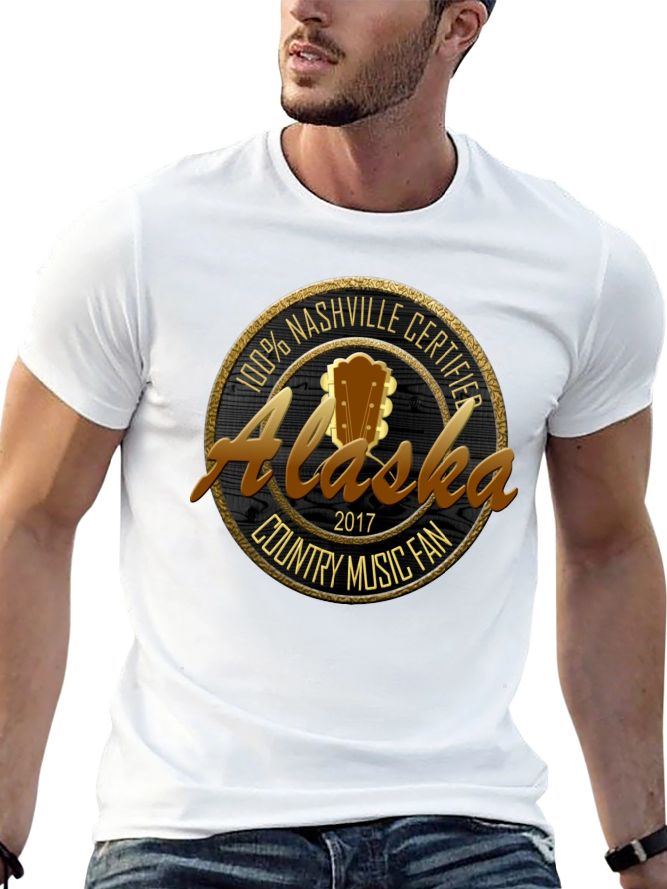 Nashville Certified Alaska Country Music Fan T-Shirt