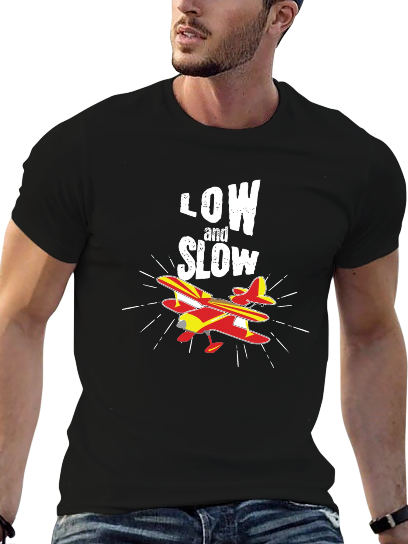 Low and Slow Airplane T-Shirt