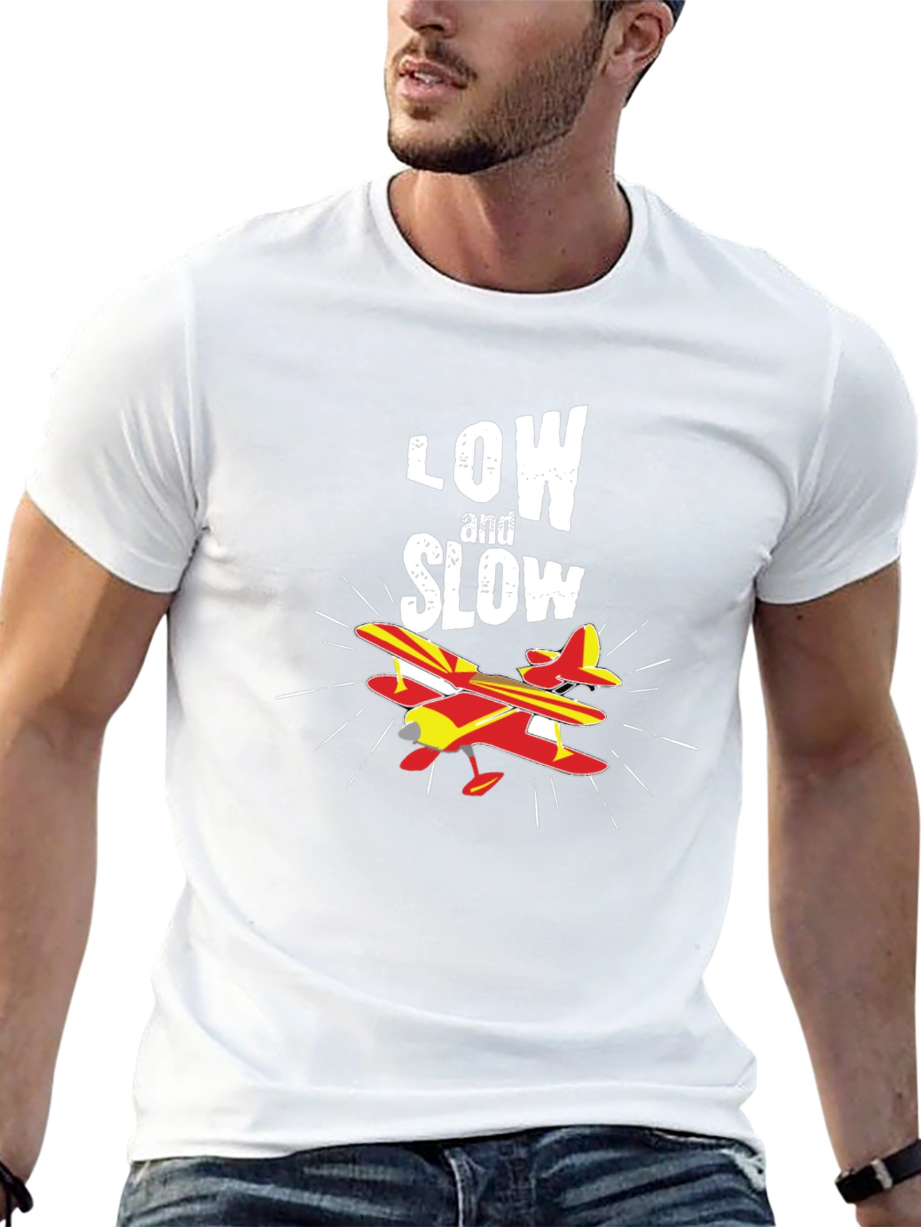 Low and Slow Airplane T-Shirt