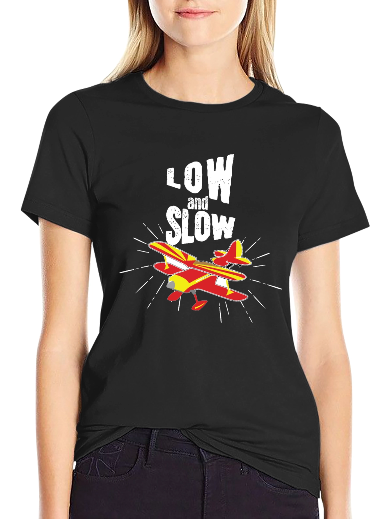Low and Slow Airplane T-Shirt